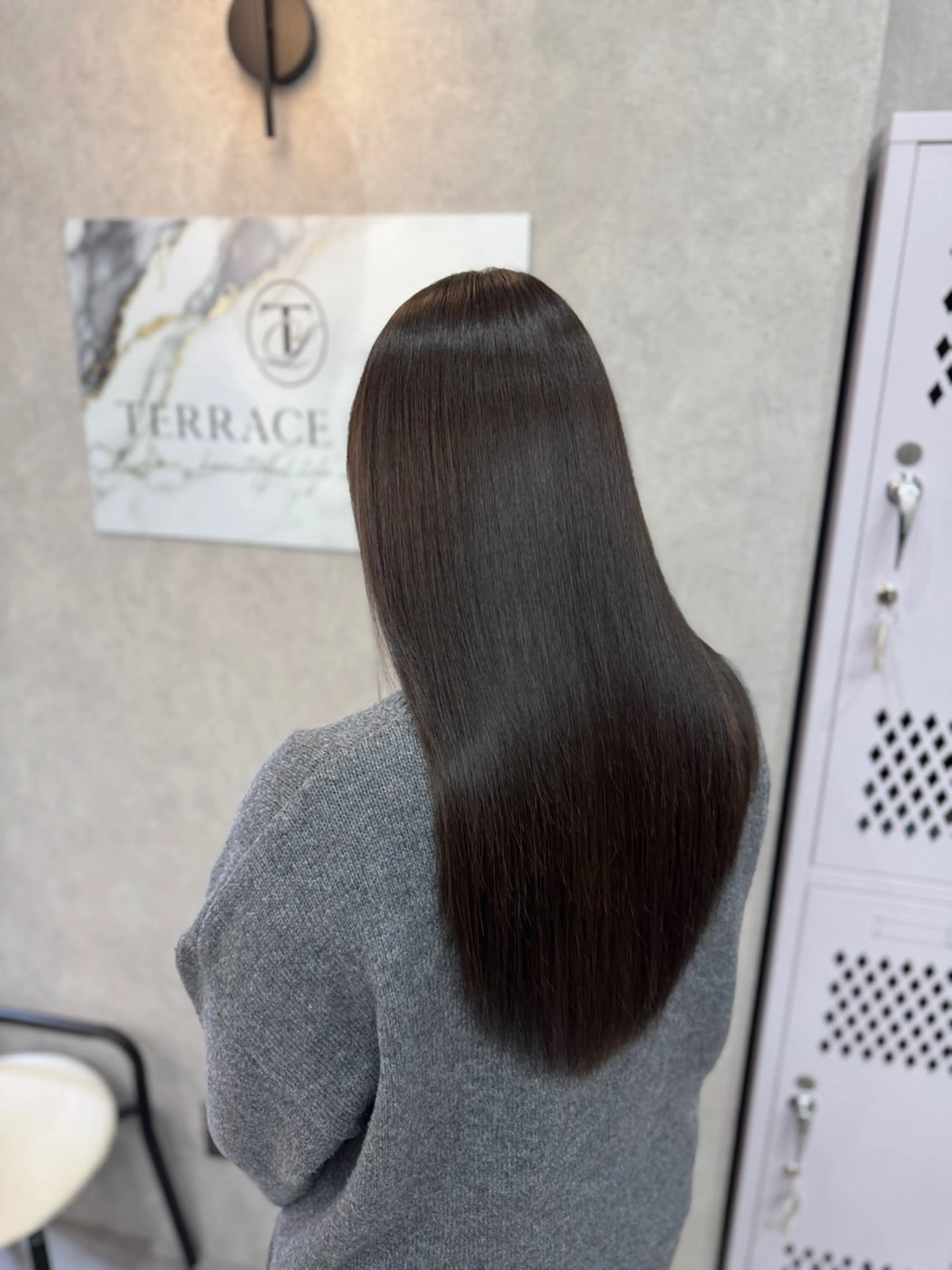 ロング カラー 透明感カラー 髪質改善 TERRACE LAND所属・杉山永 船橋✖️髪質改善🫧のヘアスタイル