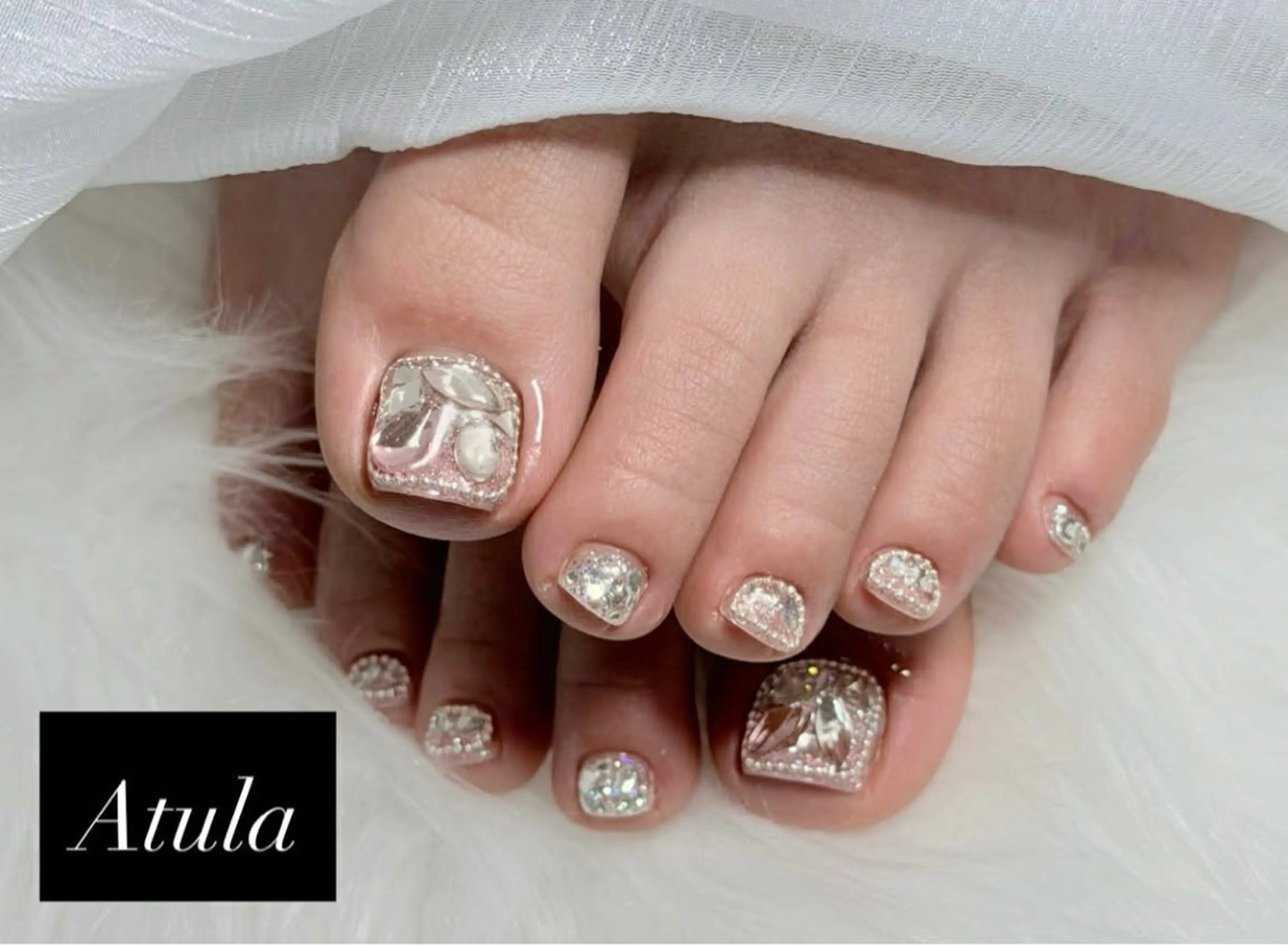 ネイル フットネイル ATULA nailのネイルデザイン