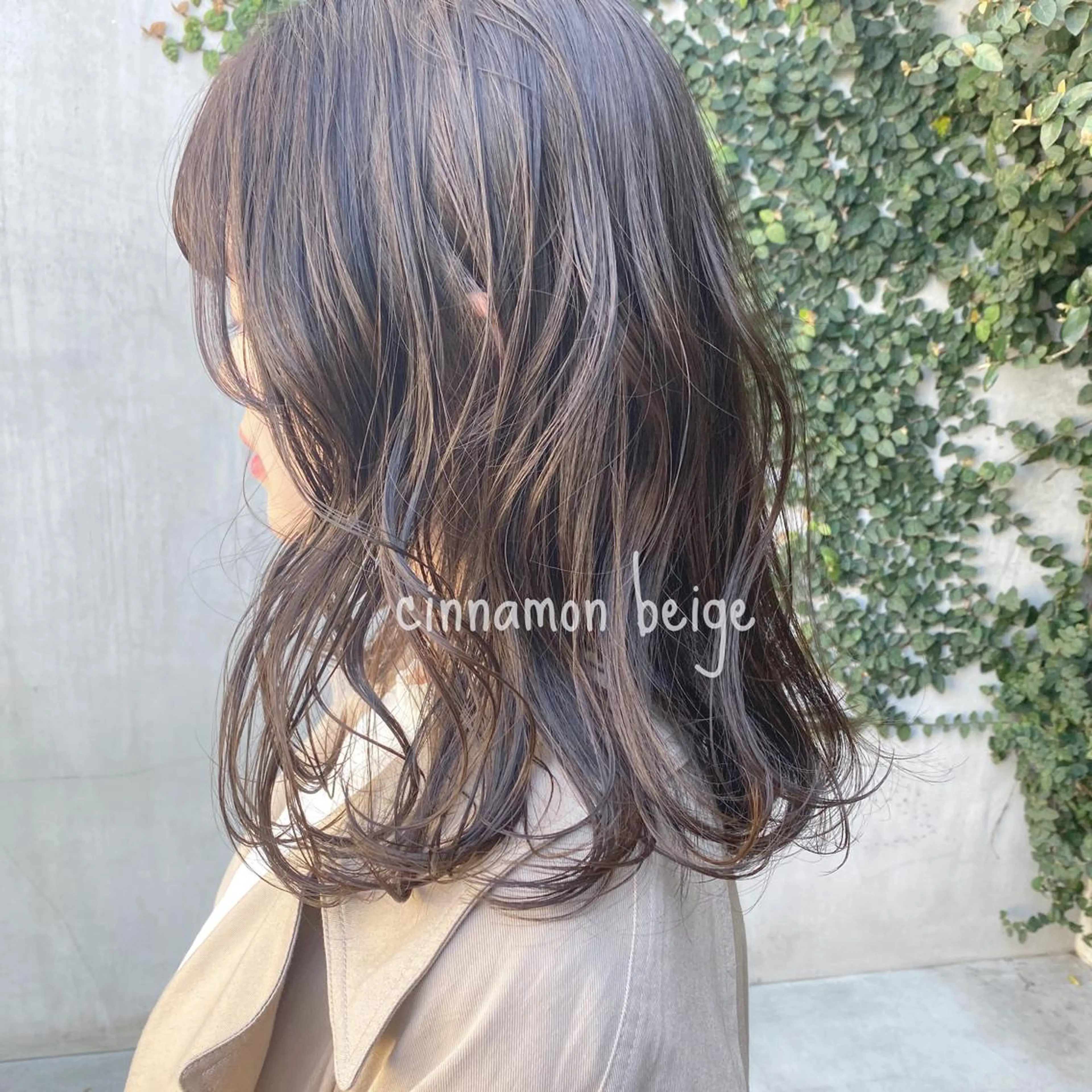 ミディアム カラー ヘアアレンジ ブリーチなしで透明感 艶カラー【Ryo】のヘアスタイル