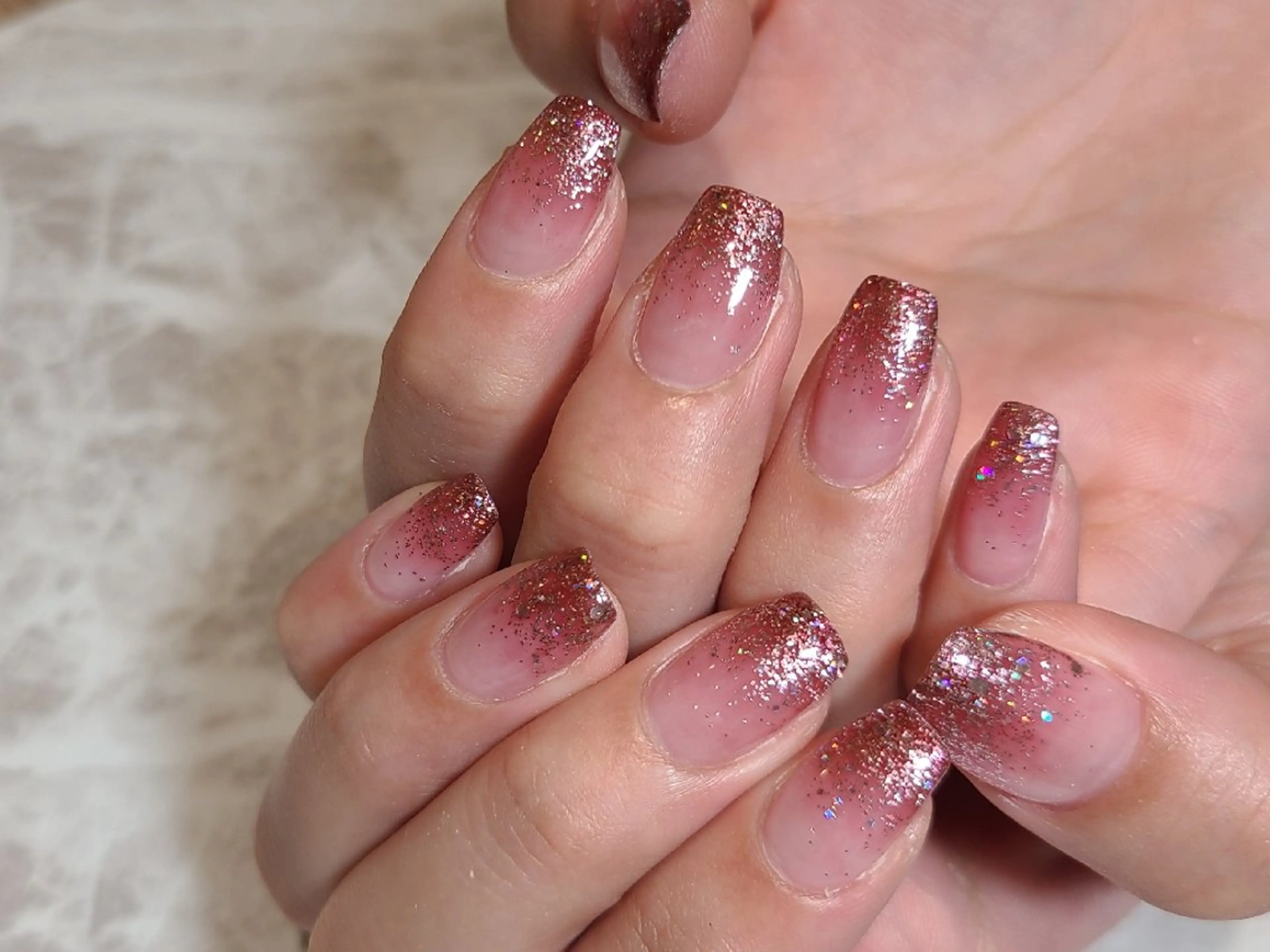 【オフあり】💓伸びても気にならない❇️カラグラorラメグラの写真