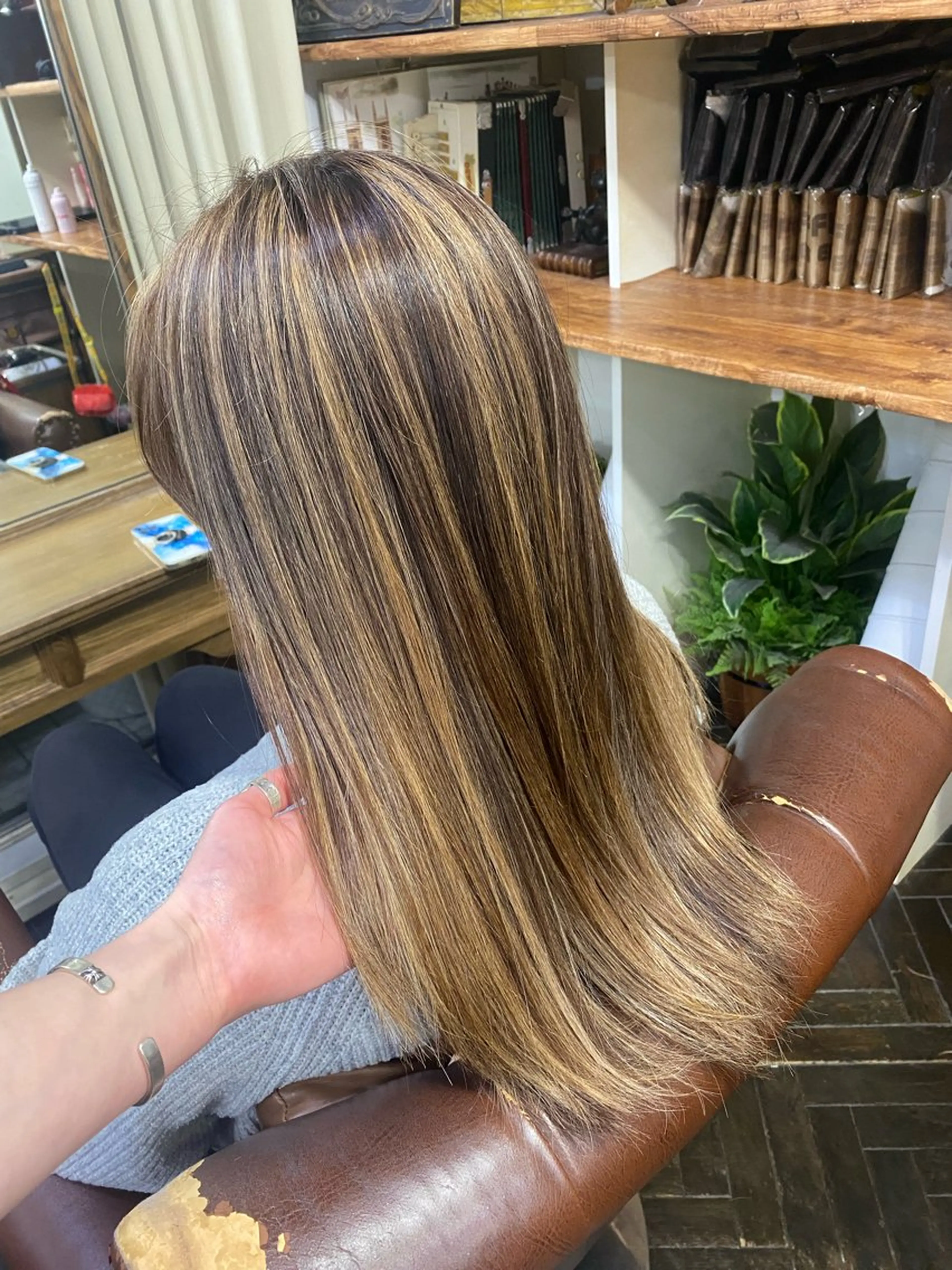 ロング ハイライト ヘアカラー 🌈ブリーチ コーンロウ🌈ENOのヘアスタイル