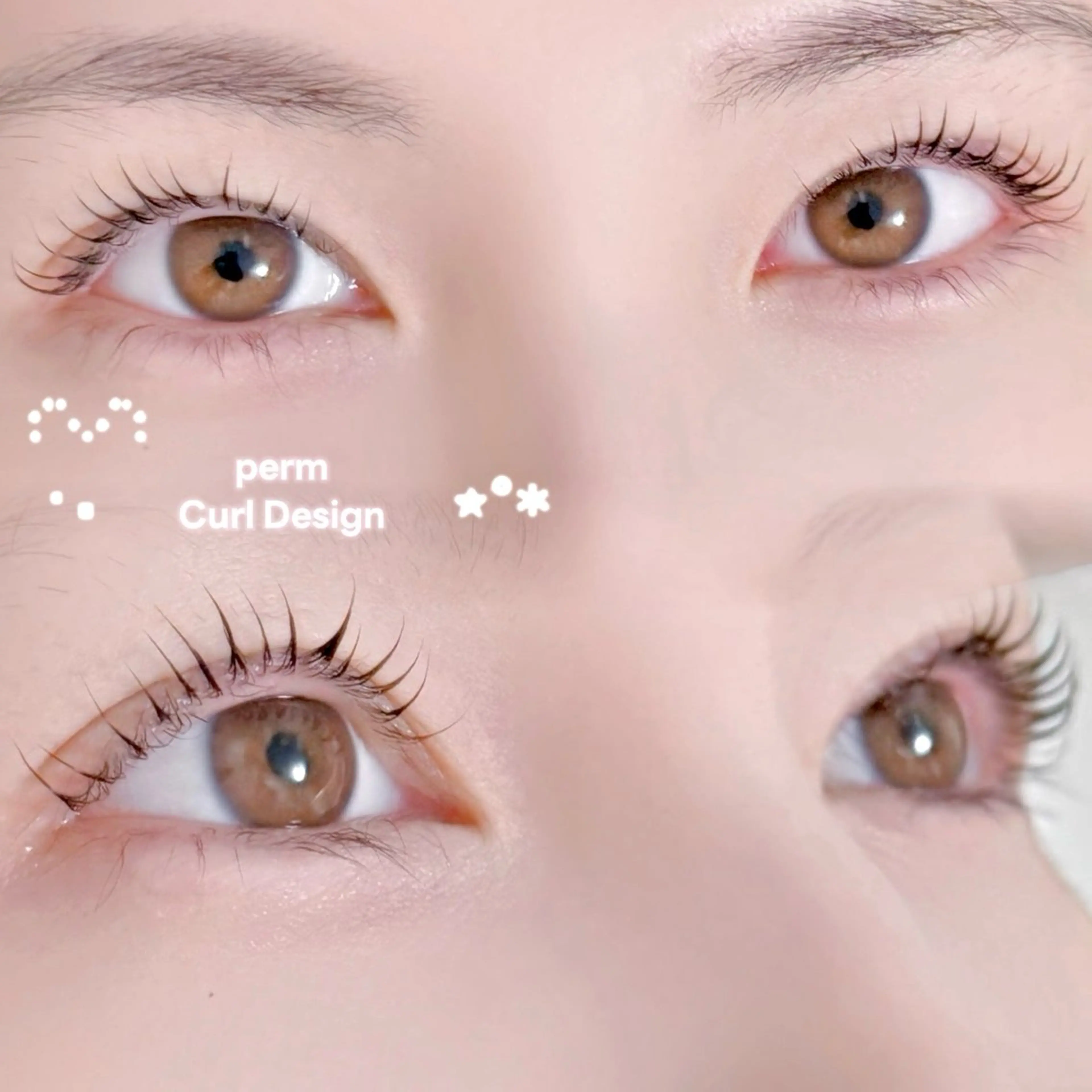 マツエク・マツパ マツパ 福山 愛佳のマツエク・マツパデザイン