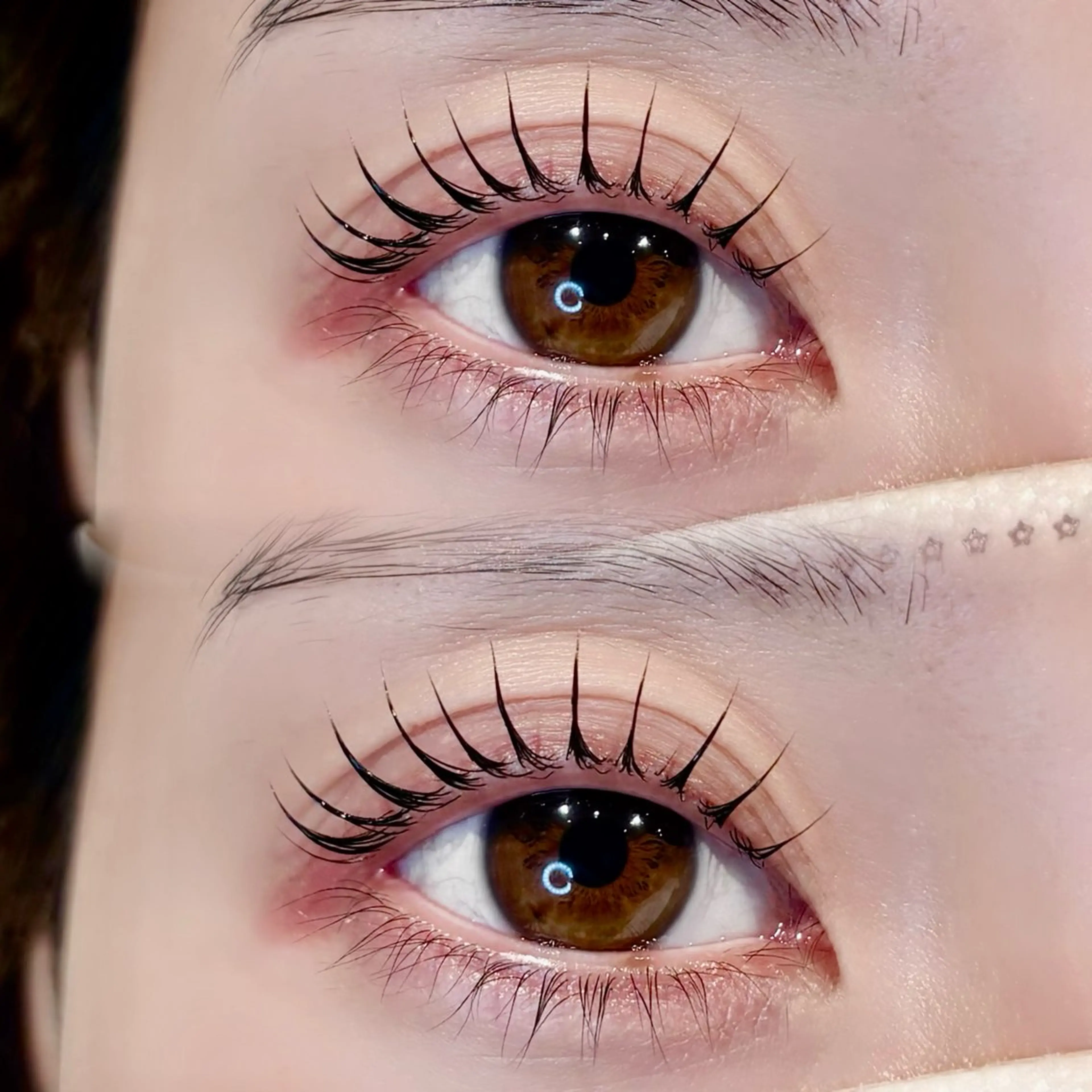 ✨お目元のみ撮影可能な方限定✨韓国まつげパーマ上下¥3500の写真
