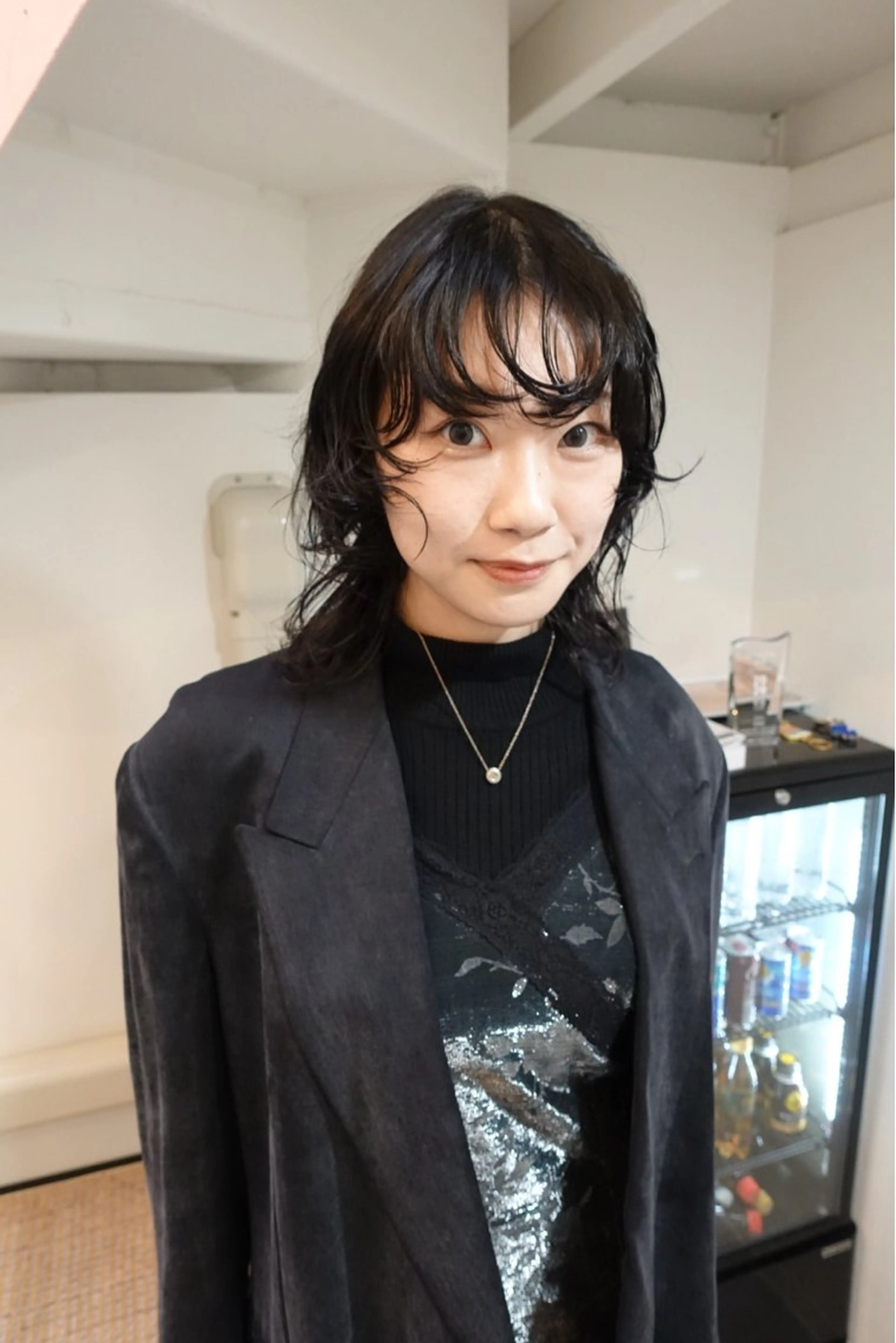 ミディアム カラー レイヤーカット ウルフカット ウルフレイヤー カット ヘアカラー 🩵izu 🩵のヘアスタイル