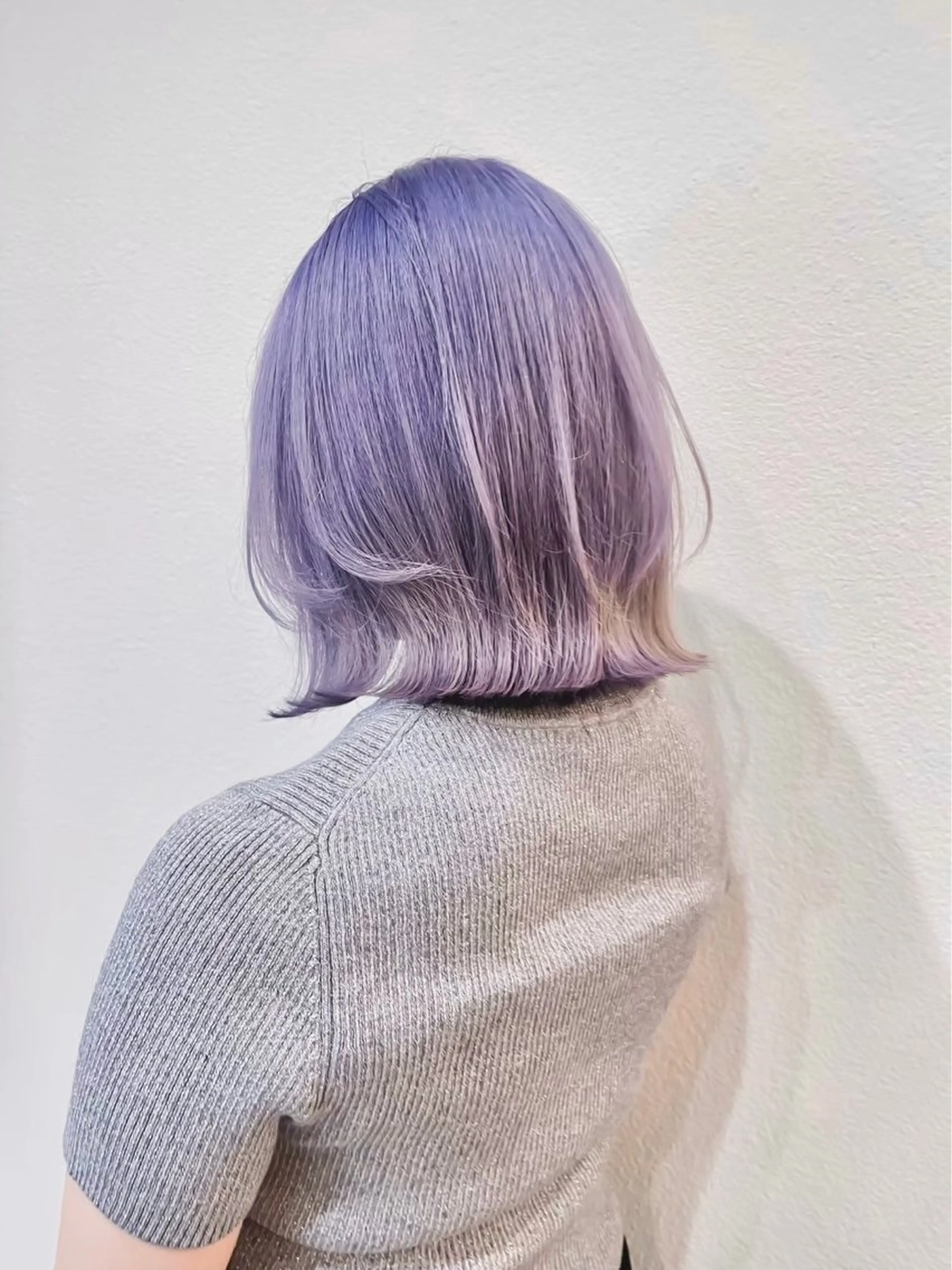 ミディアム カラー ヘアカラー トリートメント ハイトーン/ウルフ/ レイヤー/Asukaのヘアスタイル