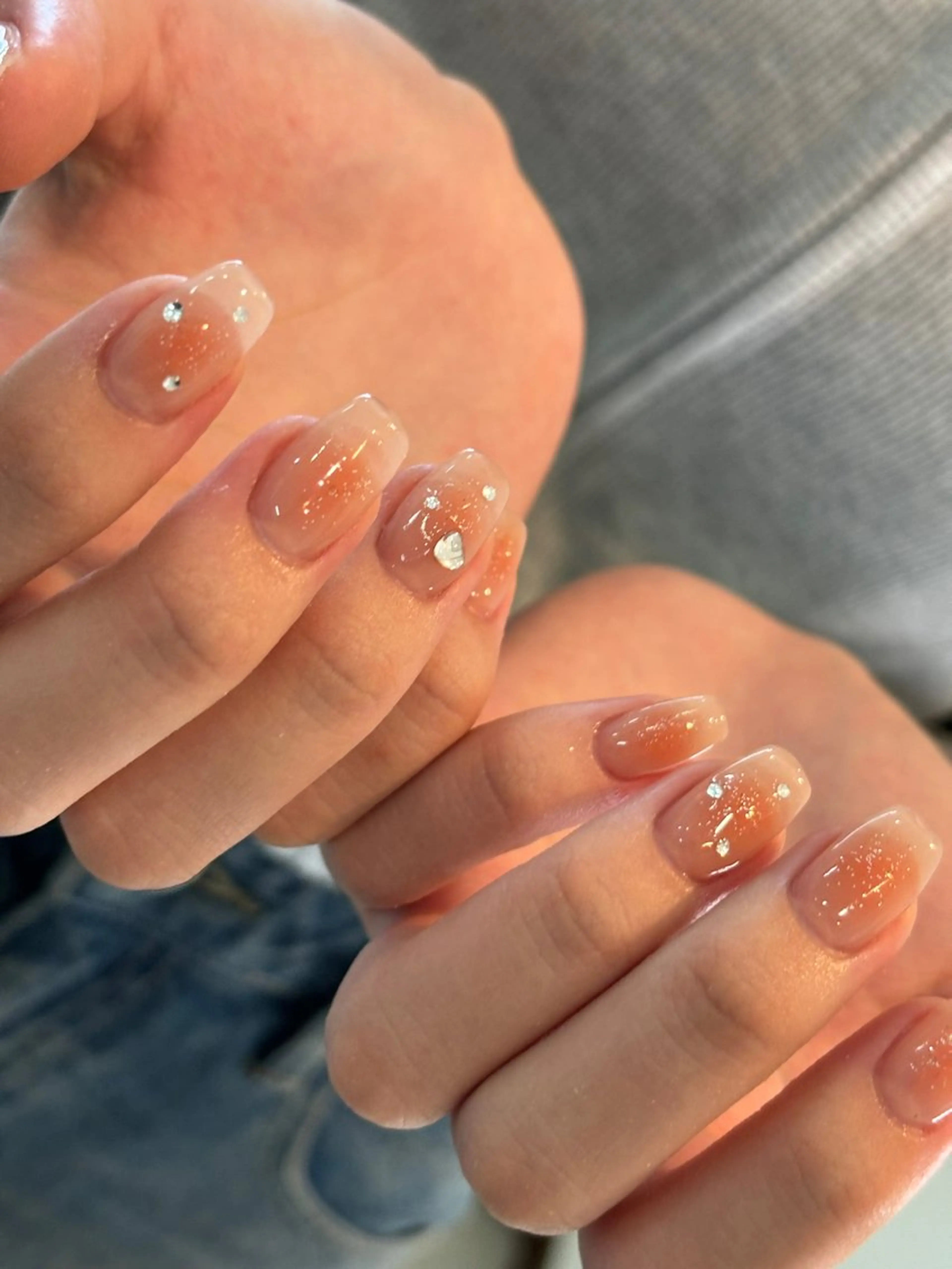 ネイル チークネイル ハンドネイル charme nailのネイルデザイン