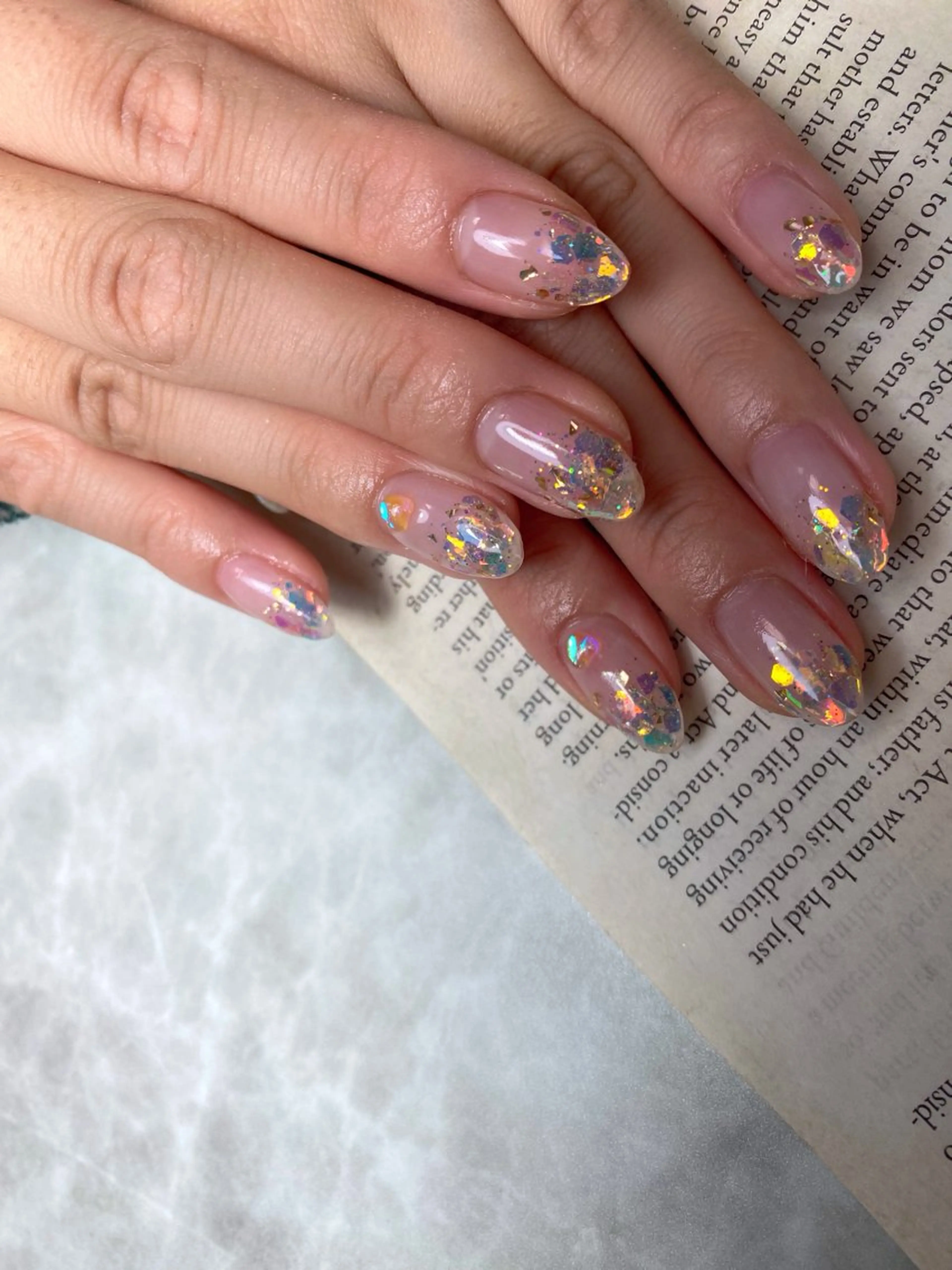 ネイル ラメ(グリッター) 🌿Charme🌿 MAIのネイルデザイン