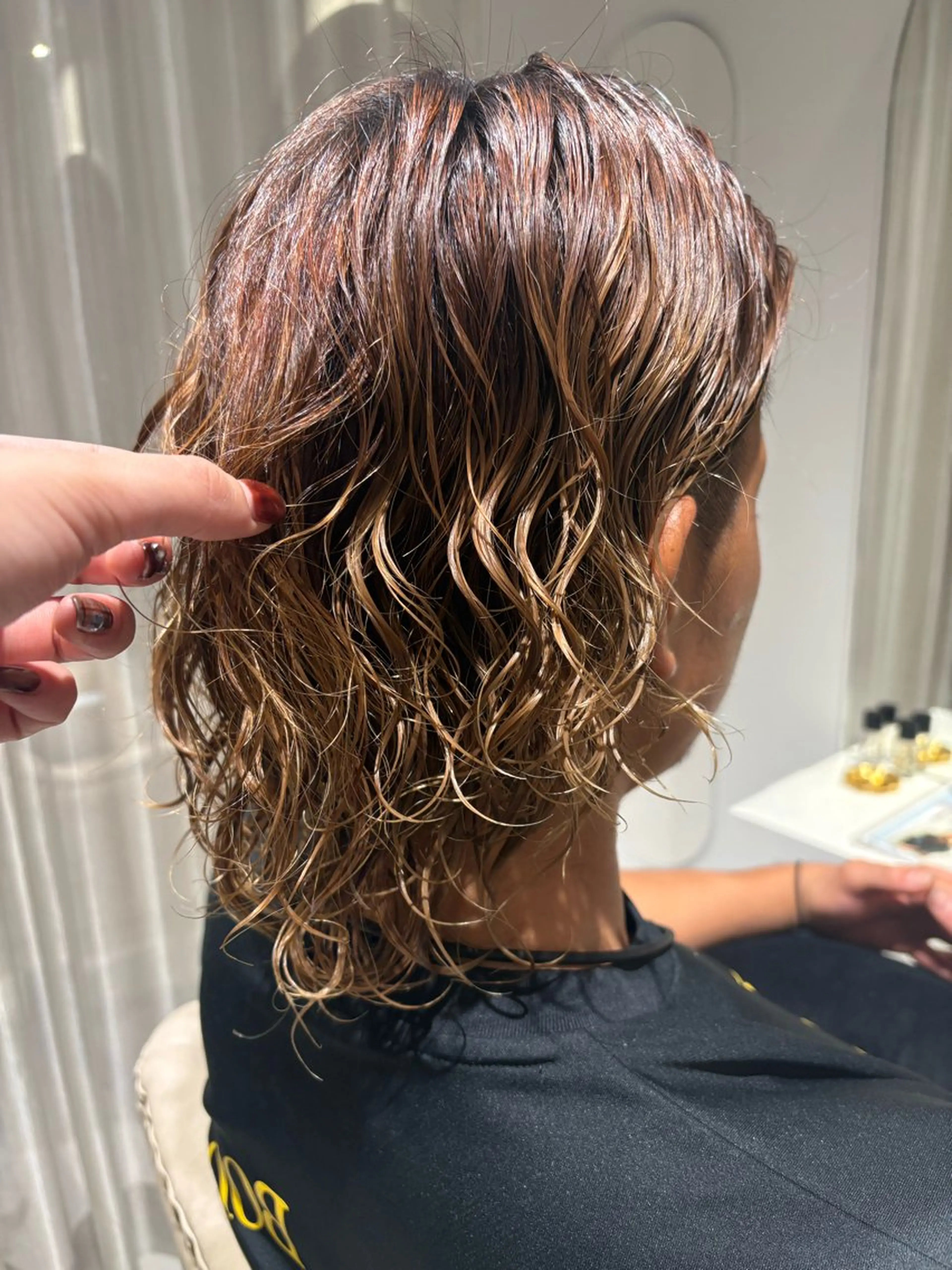 パーマ メンズ メンズパーマ 横山 花音のヘアスタイル