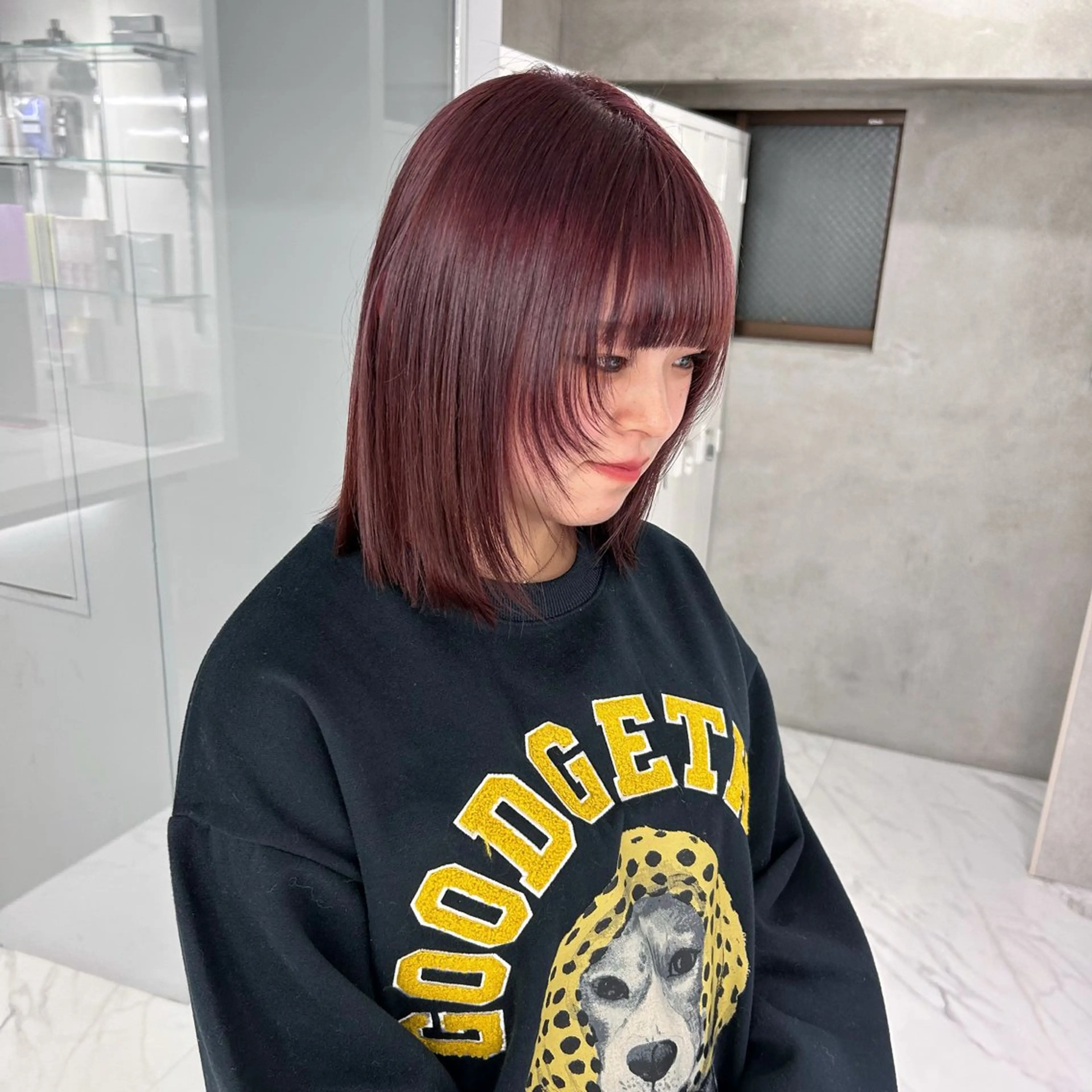 ショート カラー ブリーチ ケアブリーチ トリートメント カット ヘアカラー トリートメント shizuna/天神 /メンズ/ボブのヘアスタイル