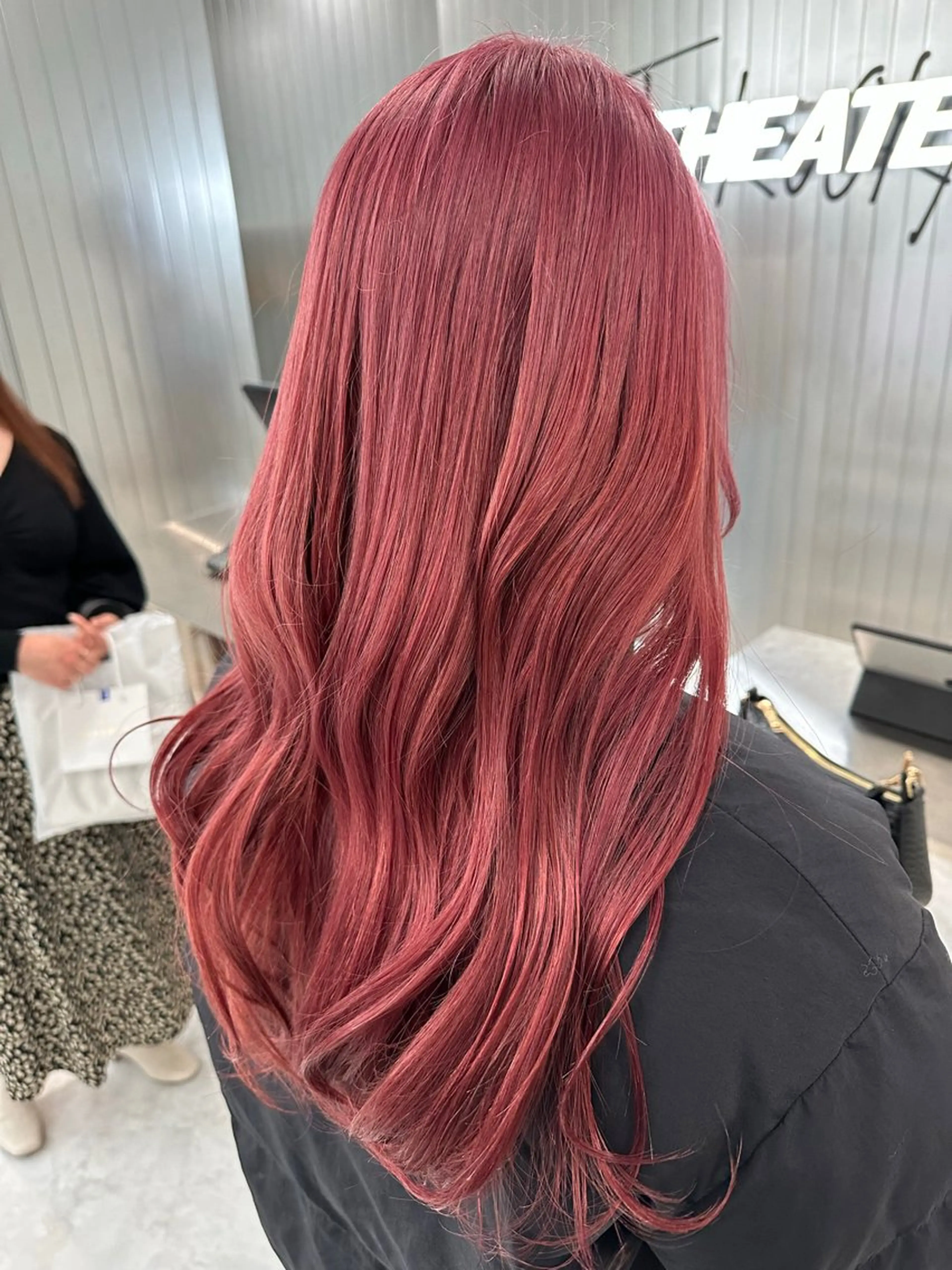 ロング カラー ダブルカラー 韓国レイヤーKYONのヘアスタイル