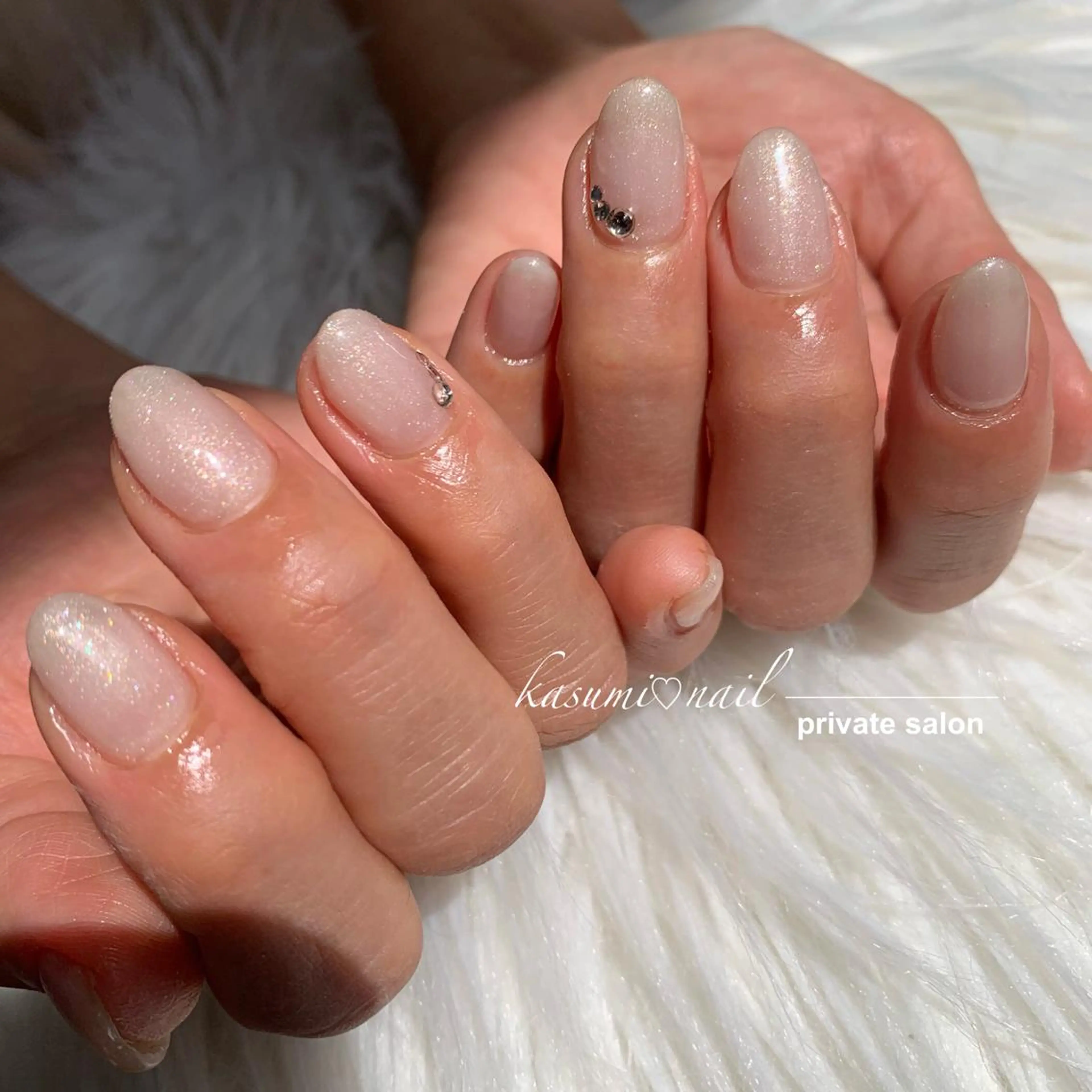 ネイル アートネイル フットネイル フレンチネイル ロングネイル マグネットネイル KASUMI♡ Nailのネイルデザイン