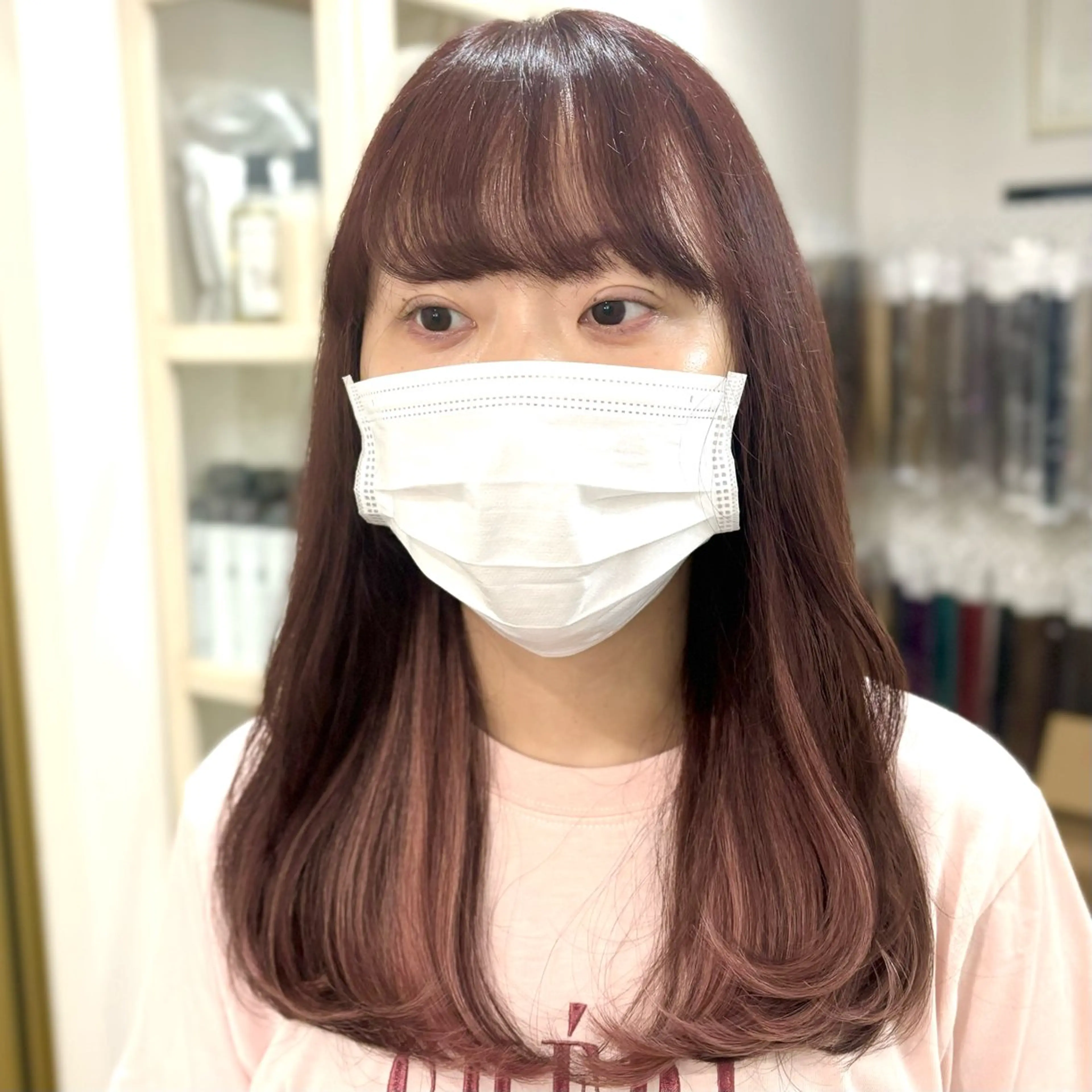 セミロング エクステ エクステ 美容室ORIKA /AI 海外レイヤーのヘアスタイル