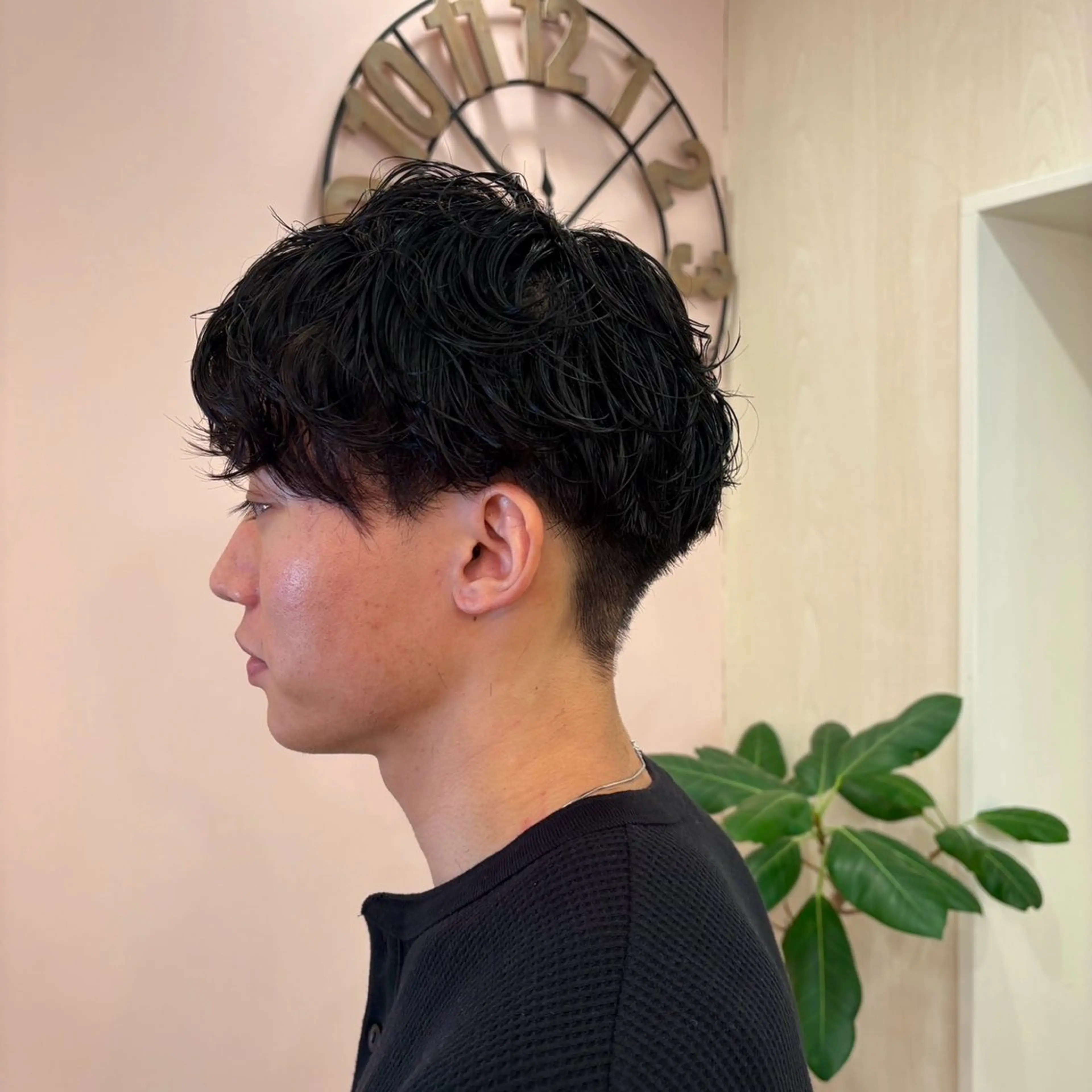 パーマ メンズ カット パーマ 韓国ヘア🧸髪質改善 🧸きくちみさきのヘアスタイル