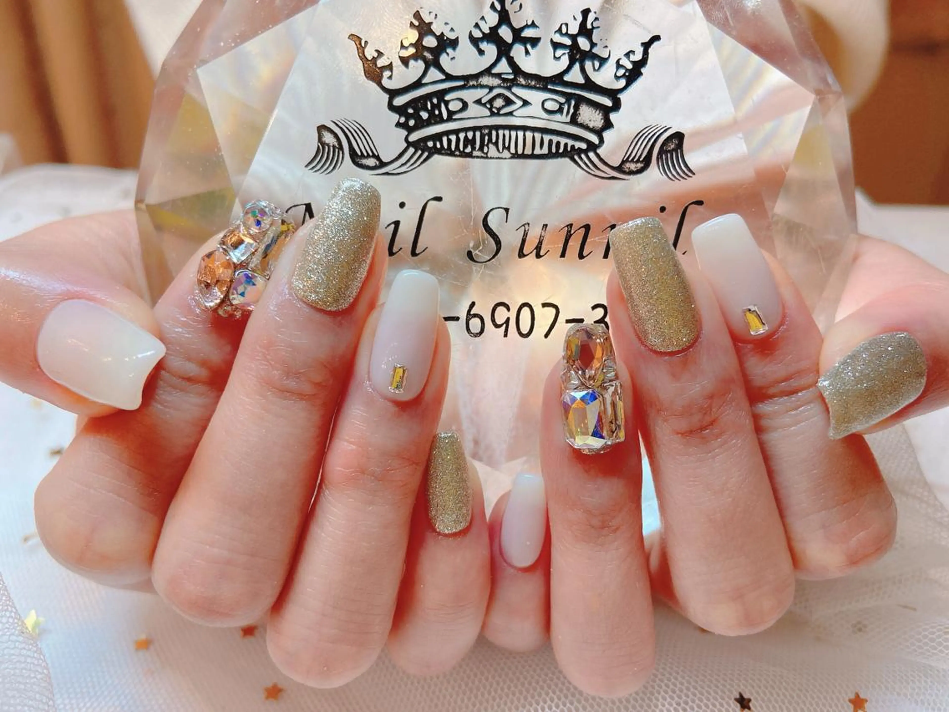 ネイル 長さだし専門店 M2　rikaのネイルデザイン