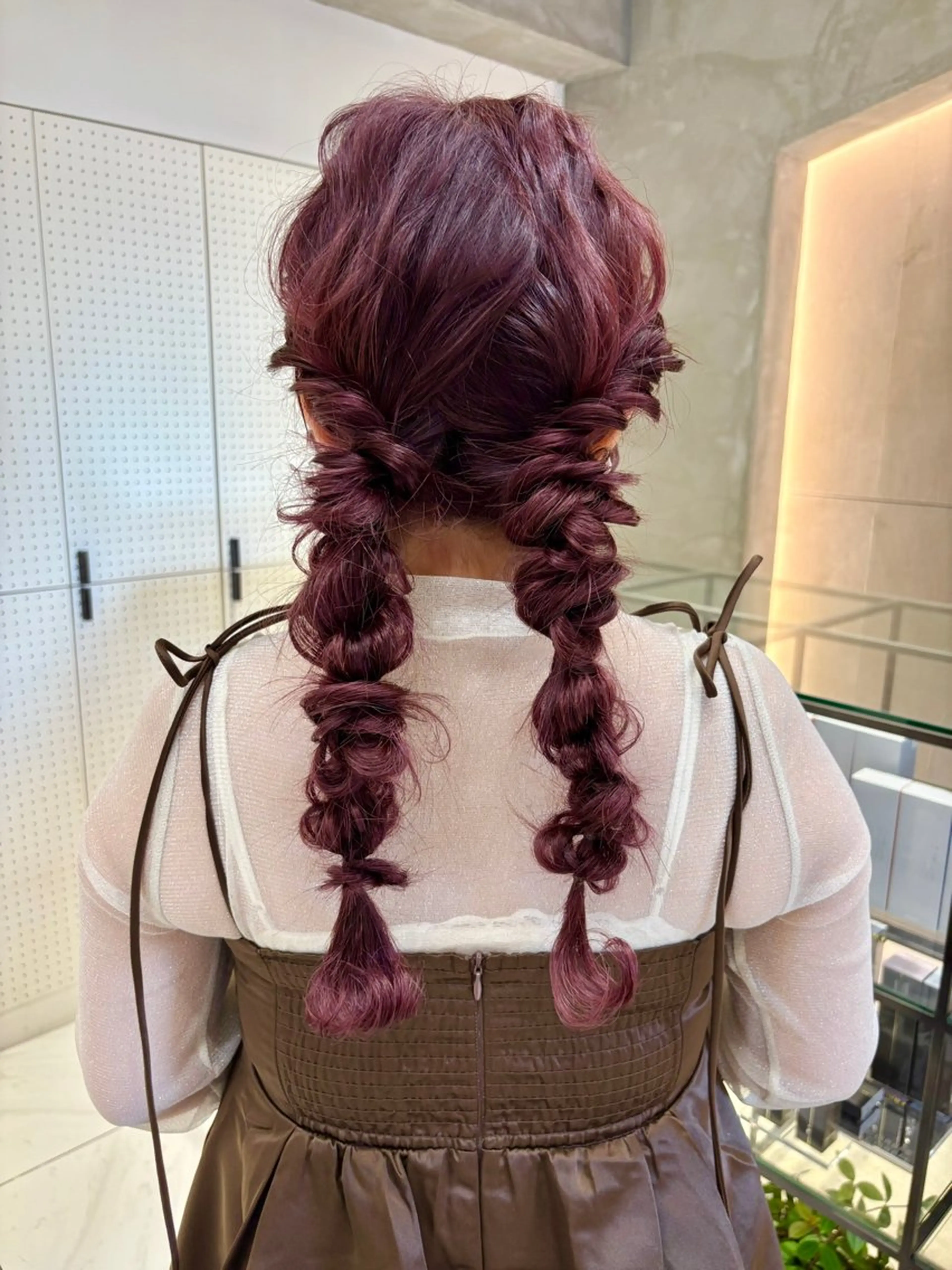 ヘアアレンジ ヘアセット 🎀ヘアセット透明感 /REINA🎀のヘアスタイル
