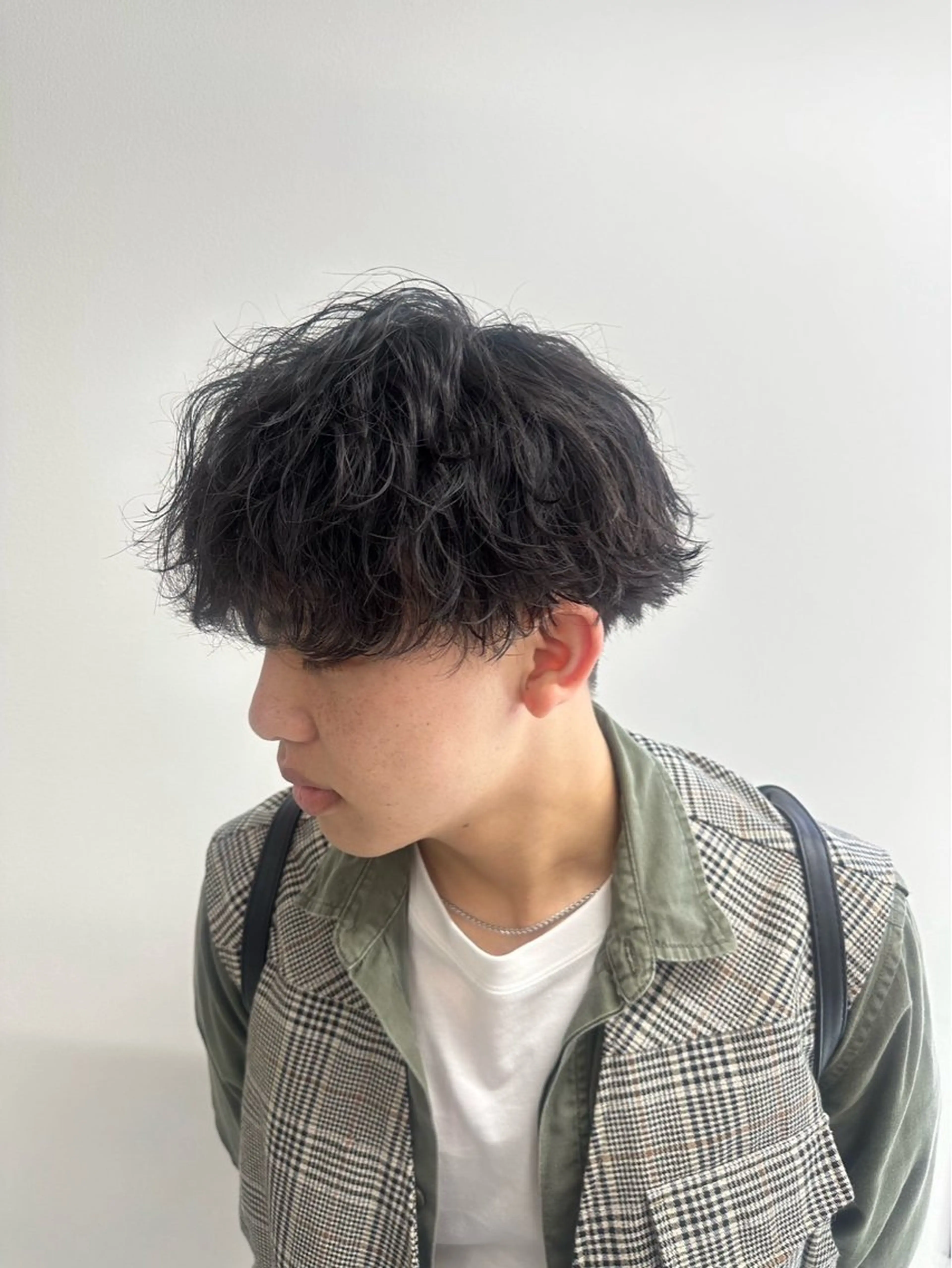 メンズ カット パーマ 進藤彪雅/メンズ/ 千葉駅【GENiE】のヘアスタイル