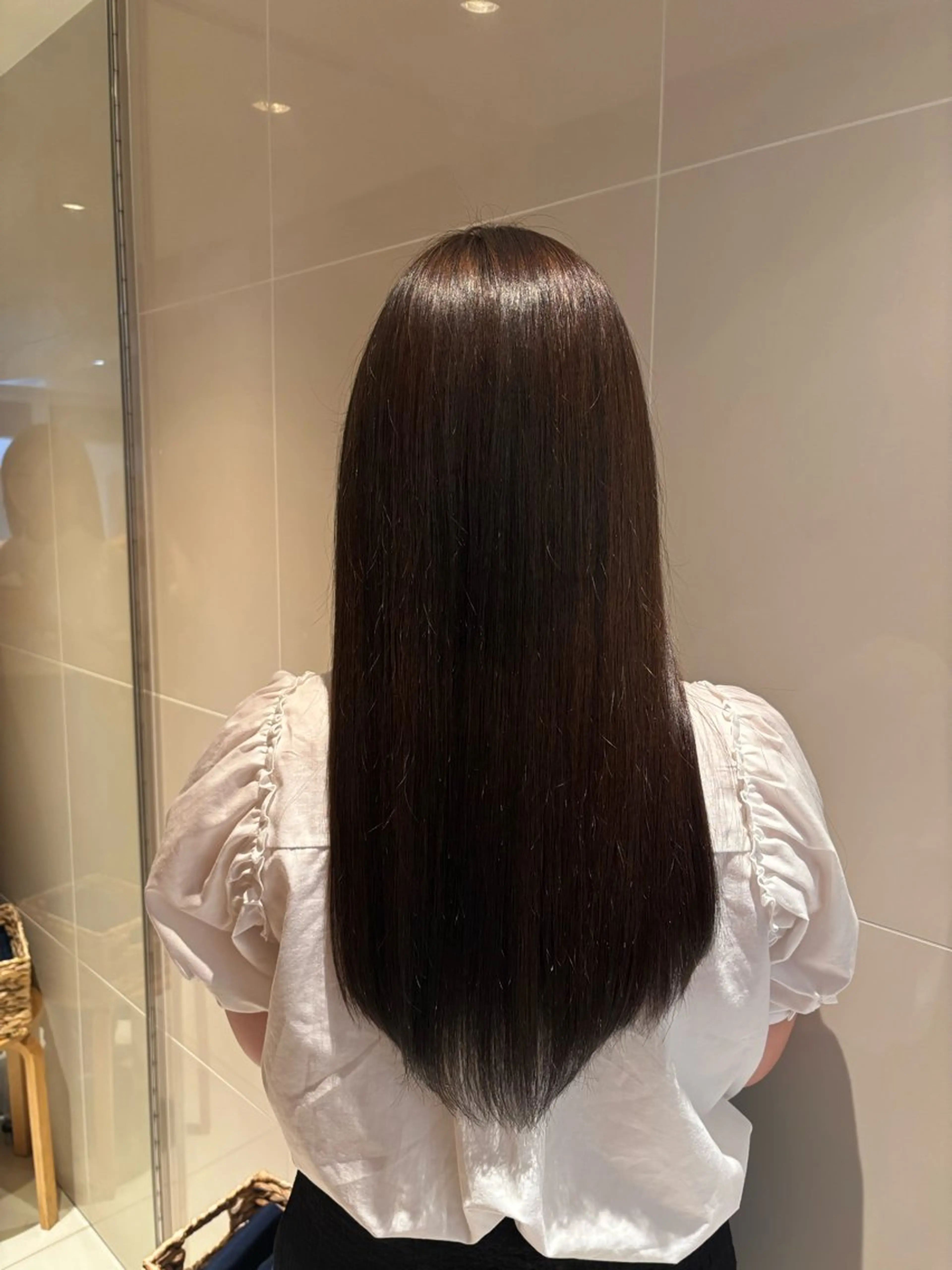 カラー 縮毛矯正 モデル募集中 ✨根本果乃羽のヘアスタイル