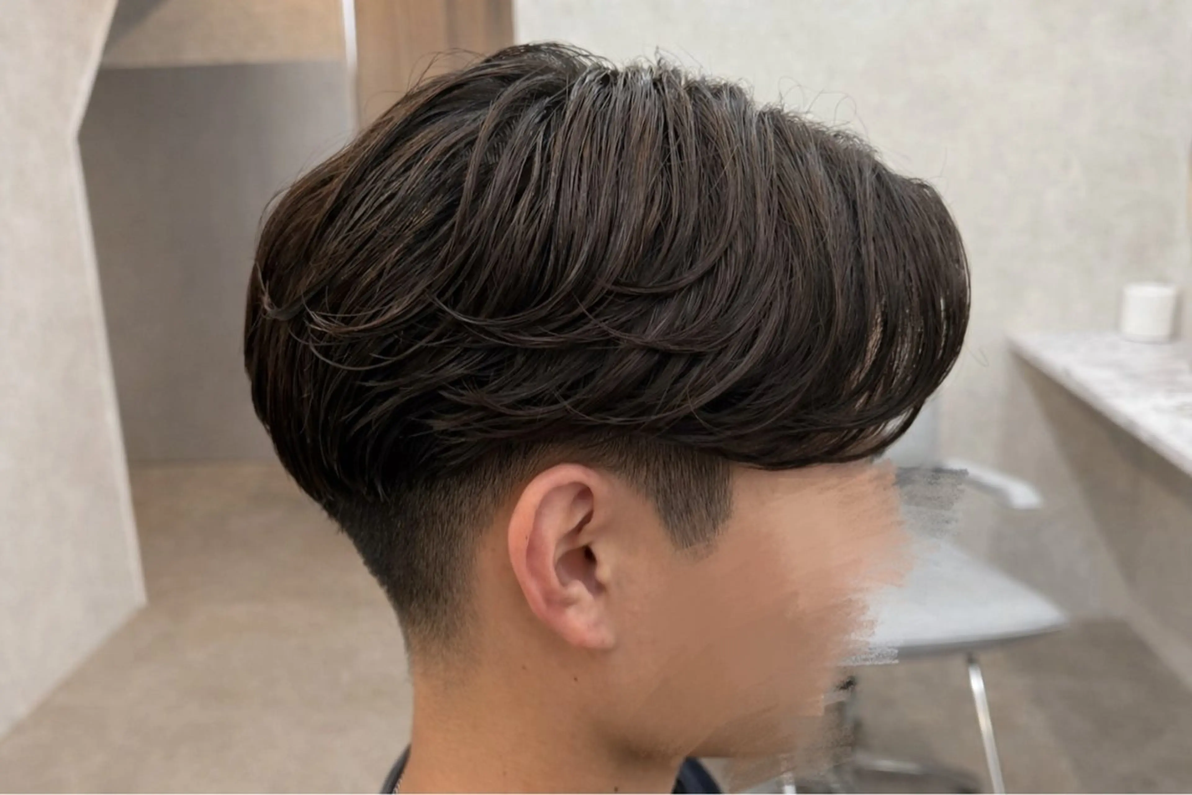 メンズ ニュアンスパーマ🌀 毛流れ🩶イザベラのヘアスタイル