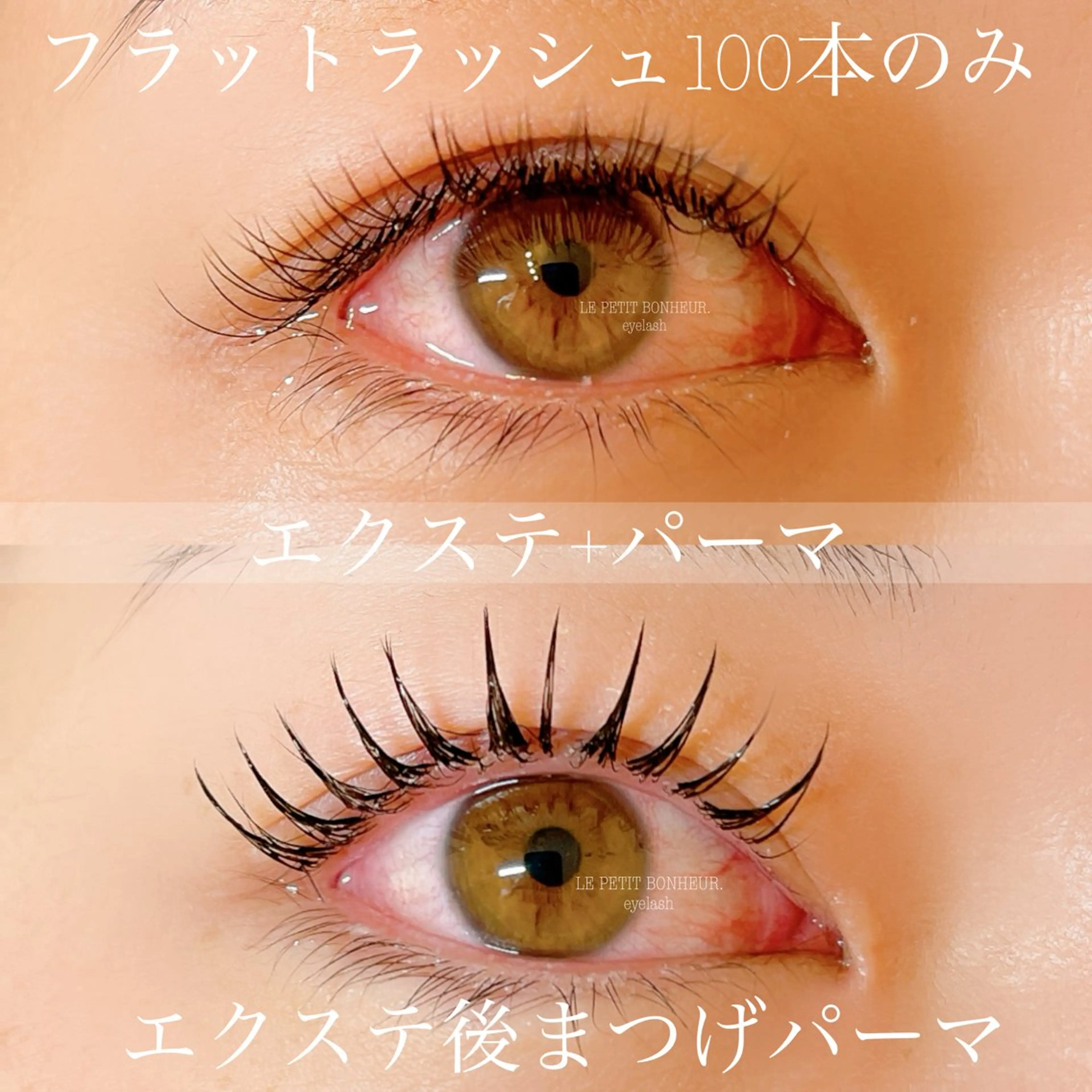 マツエク・マツパ マツパ LE PETIT BONHEUR.のマツエク・マツパデザイン