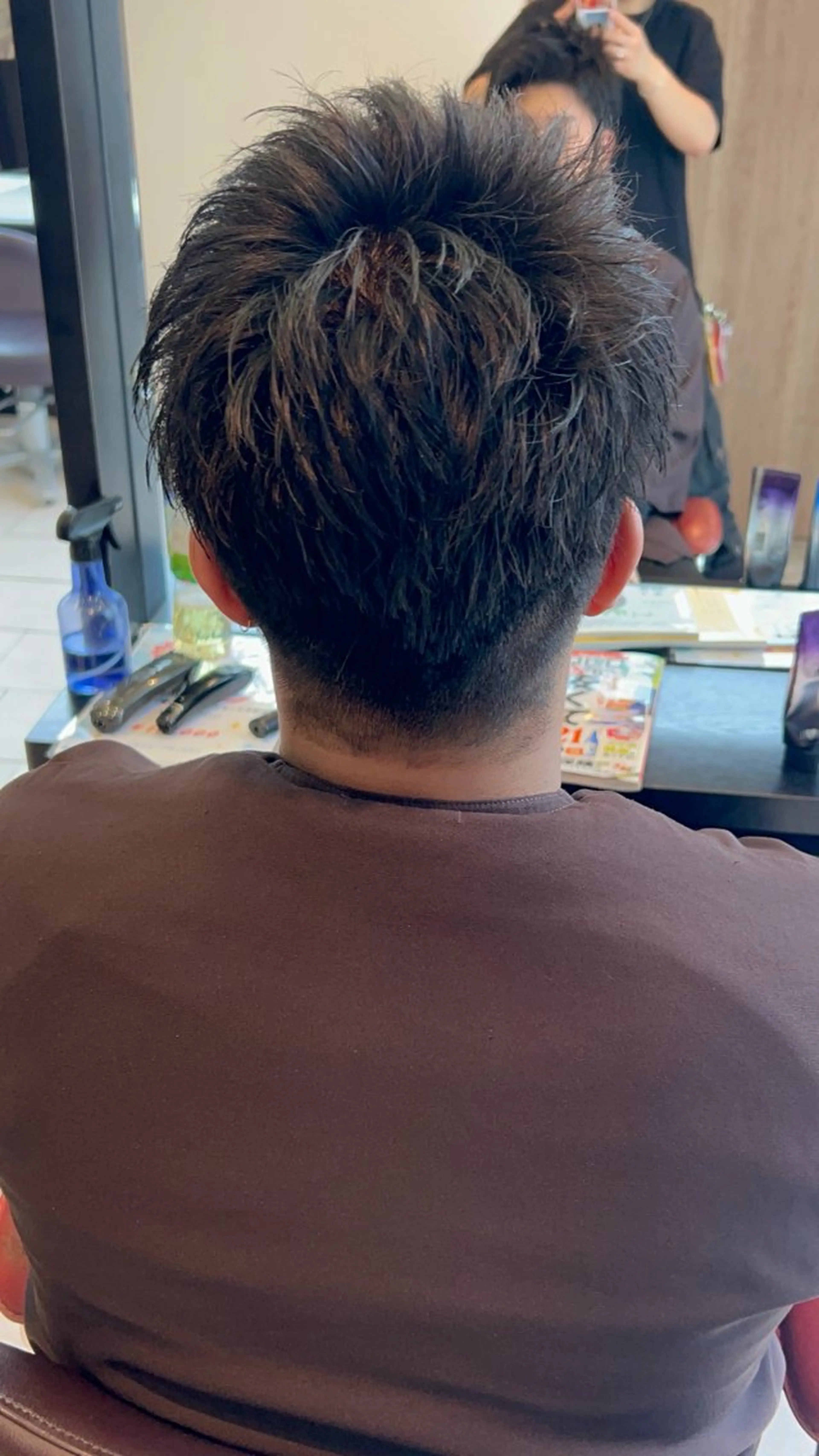 ショート メンズ ヘアセット EARTH大宮宮原店所属・ri kuのヘアスタイル