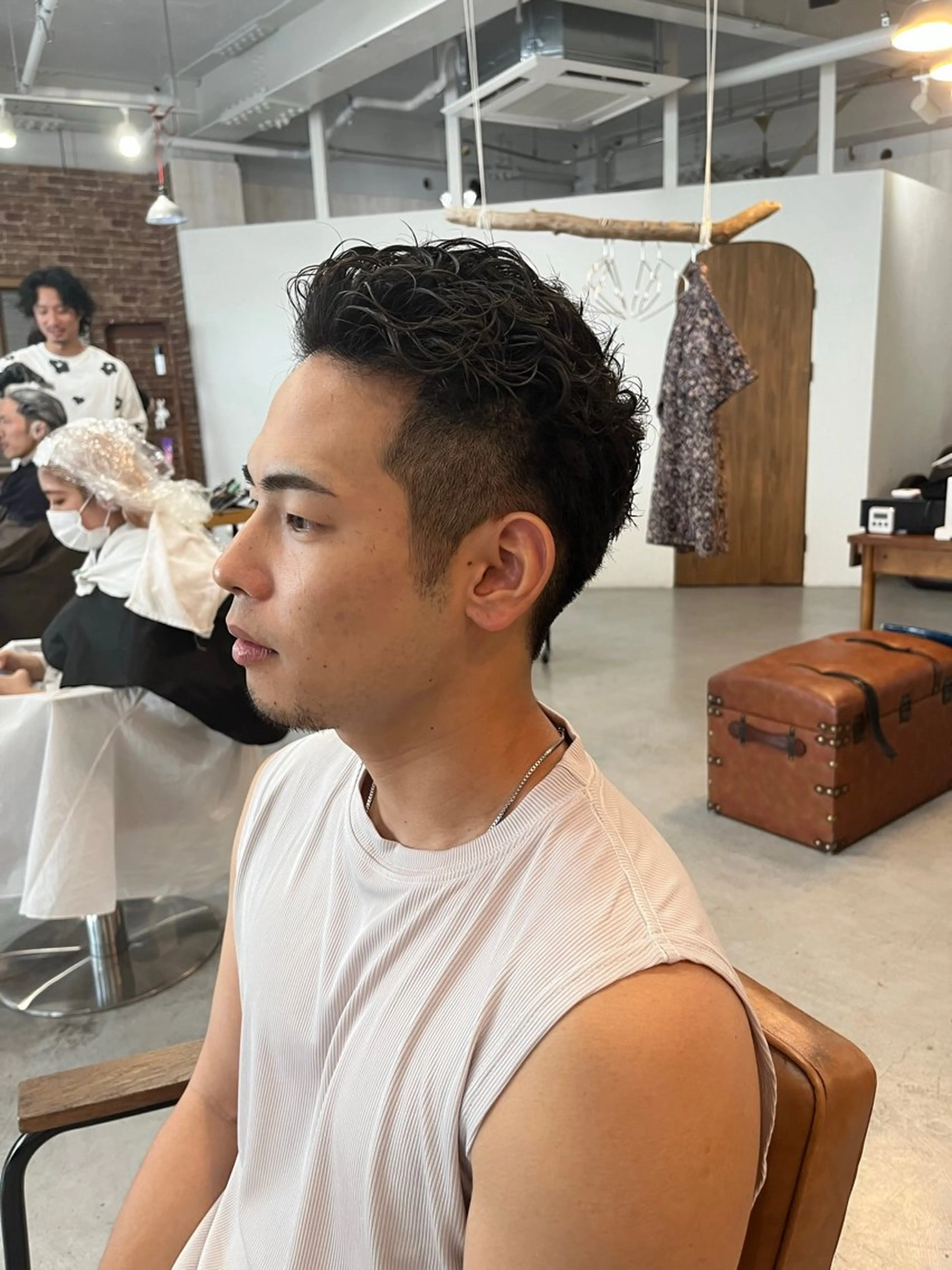 パーマ メンズ メンズパーマ カット ヘッドスパ piilo所属・末吉 眞義のヘアスタイル