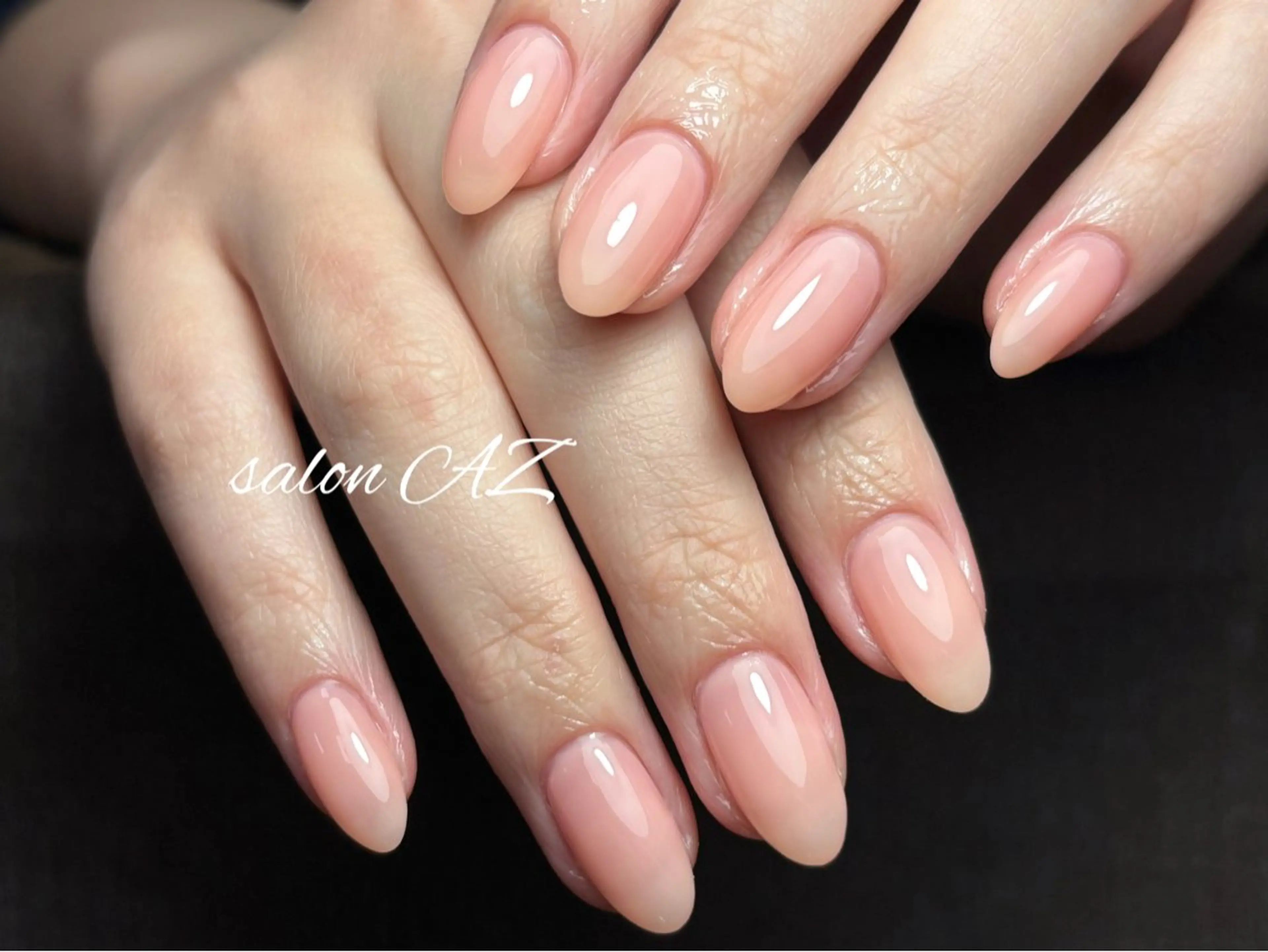 ネイル アートネイル 長さ出し フットネイル フレンチネイル ジェルネイル ハンドネイル salon AZのネイルデザイン