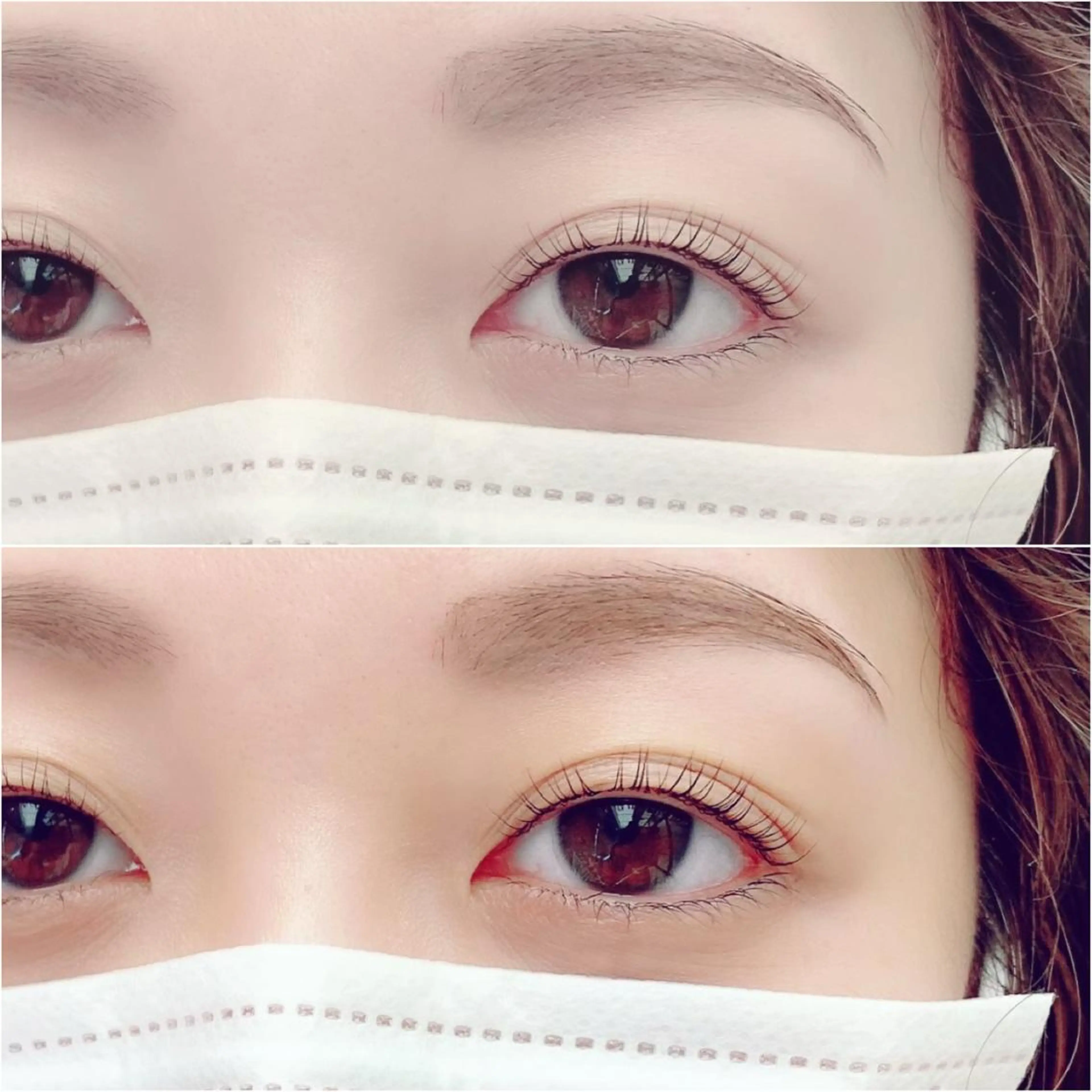 【まつ毛パーマ&眉スタイリング】アイシャンプー、美容液コーティング付きの写真