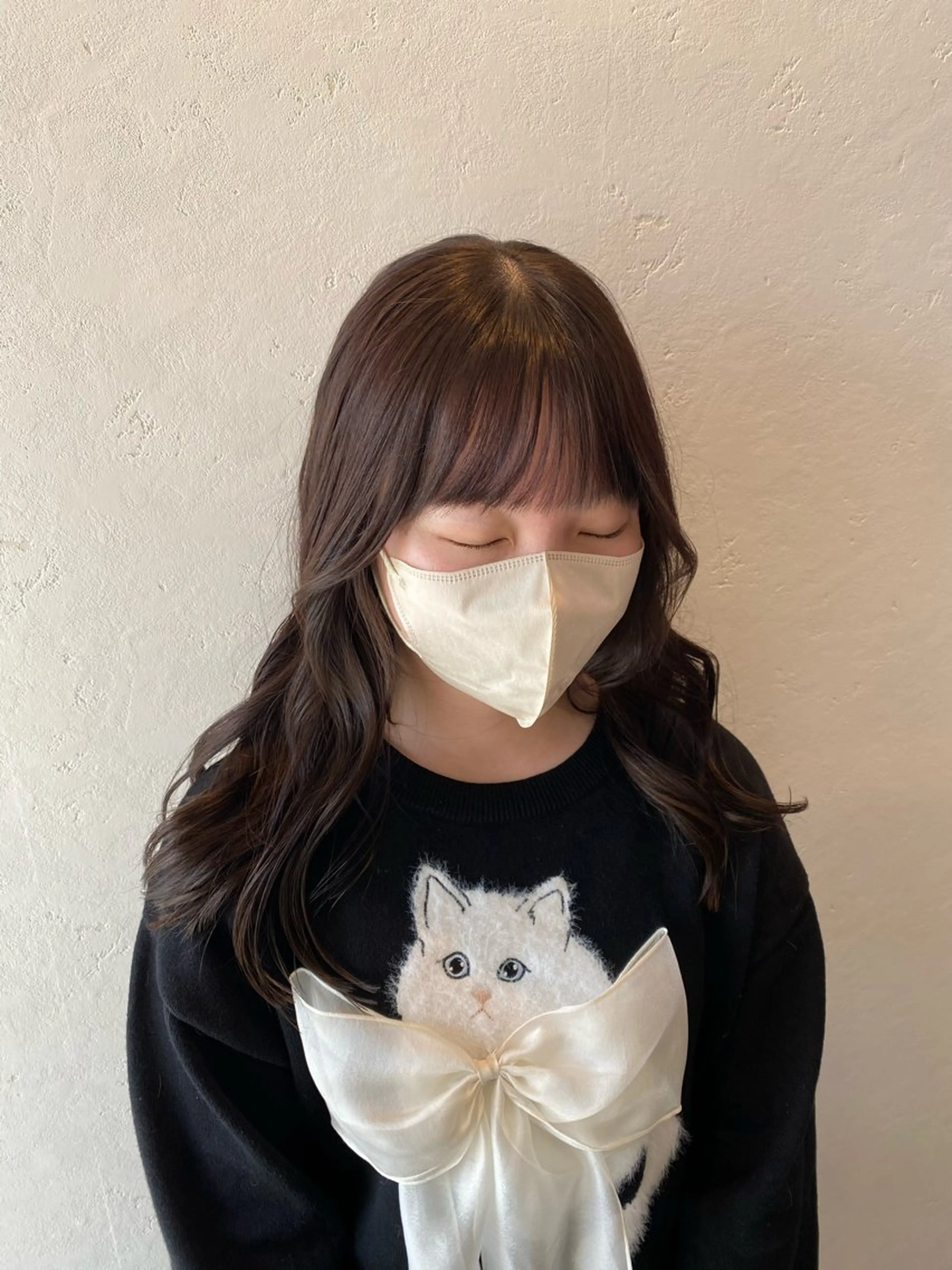 ミディアム 希優🌺ソムリエ /ブリーチ/カットのヘアスタイル