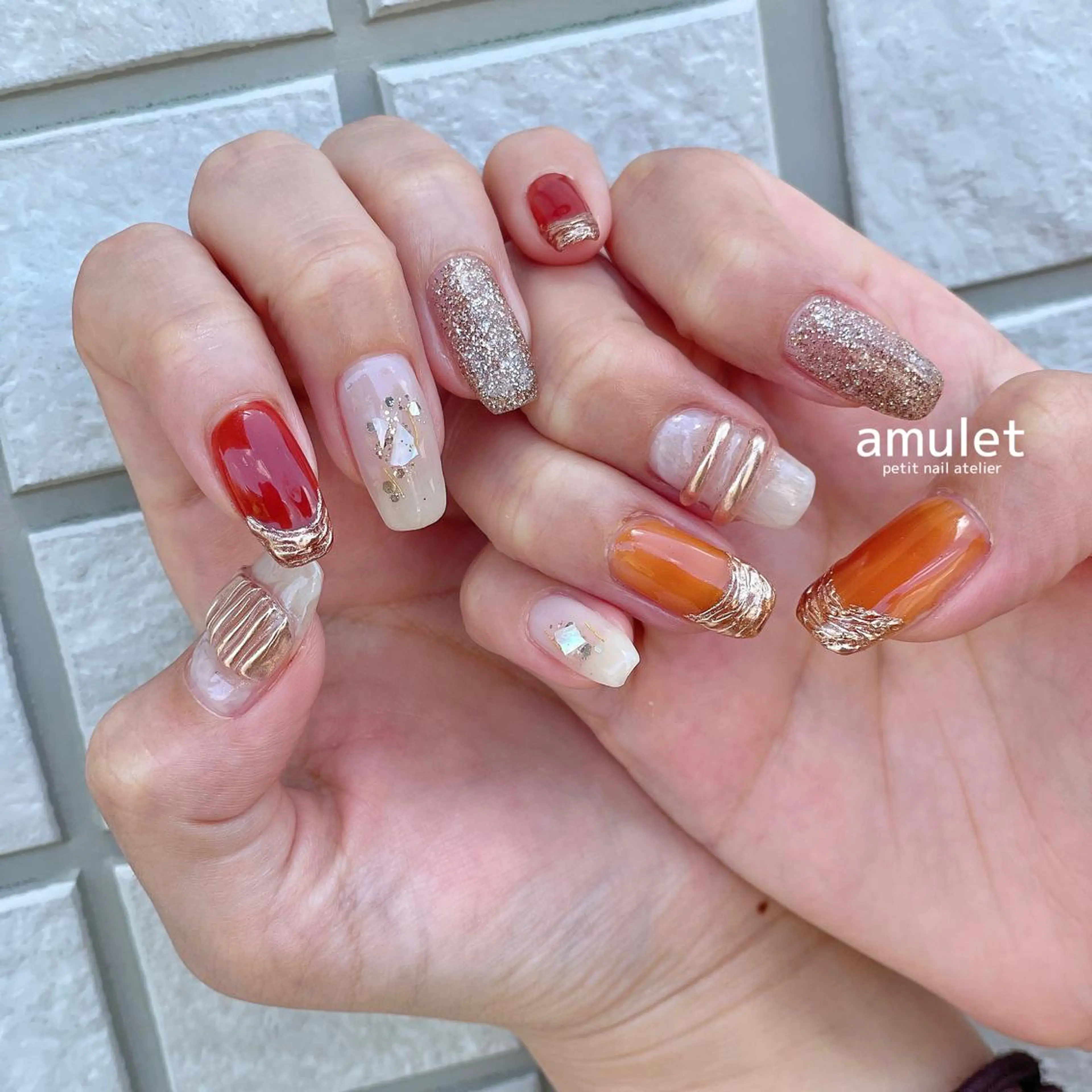 ネイル ニュアンスネイル amulet TOMOMIのネイルデザイン