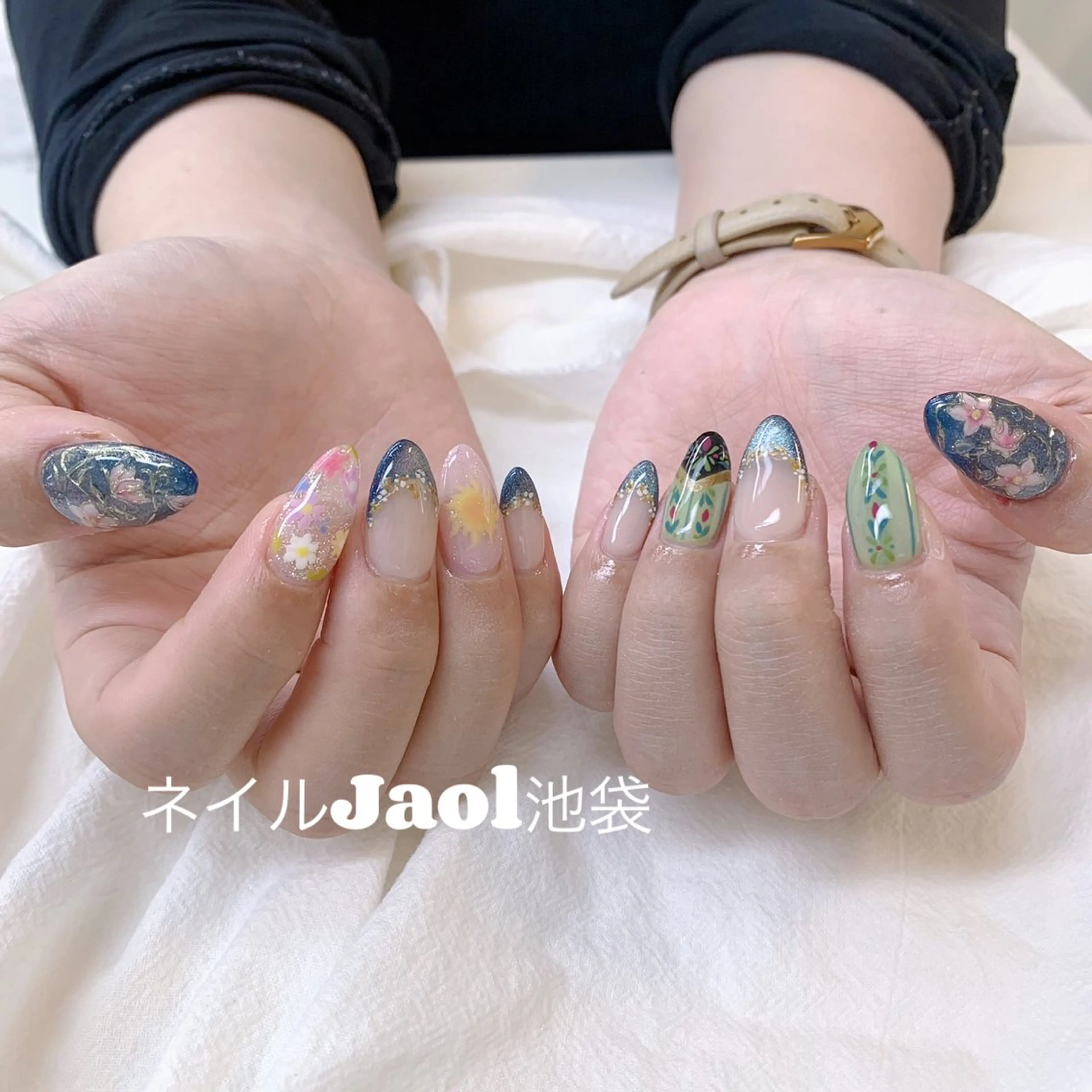 ミディアム nail jaol池袋店所属・ネイルJaol 池袋のネイルデザイン