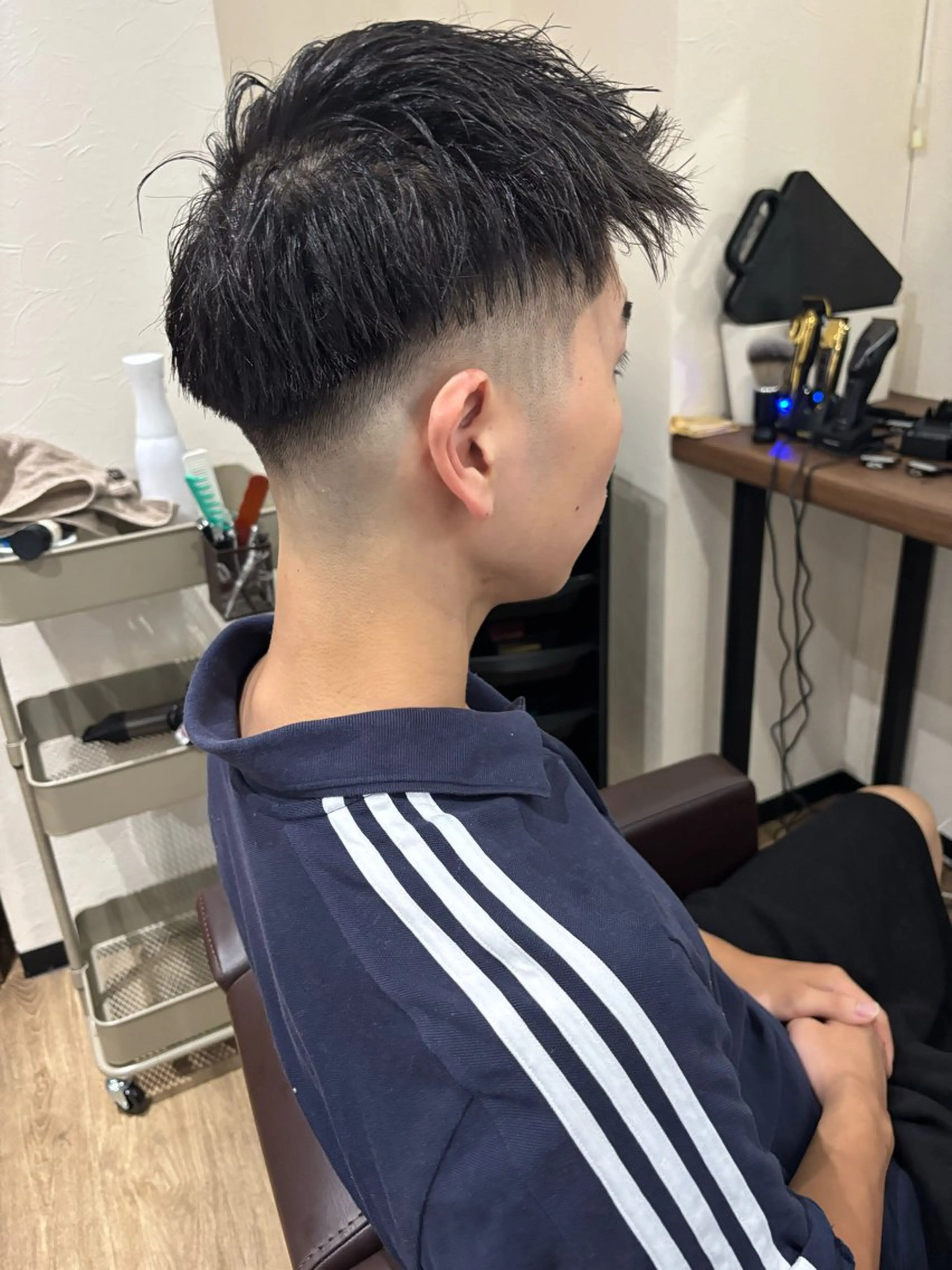 カット(フェード可)＋シャンプー＋眉カット＋シェービングの写真