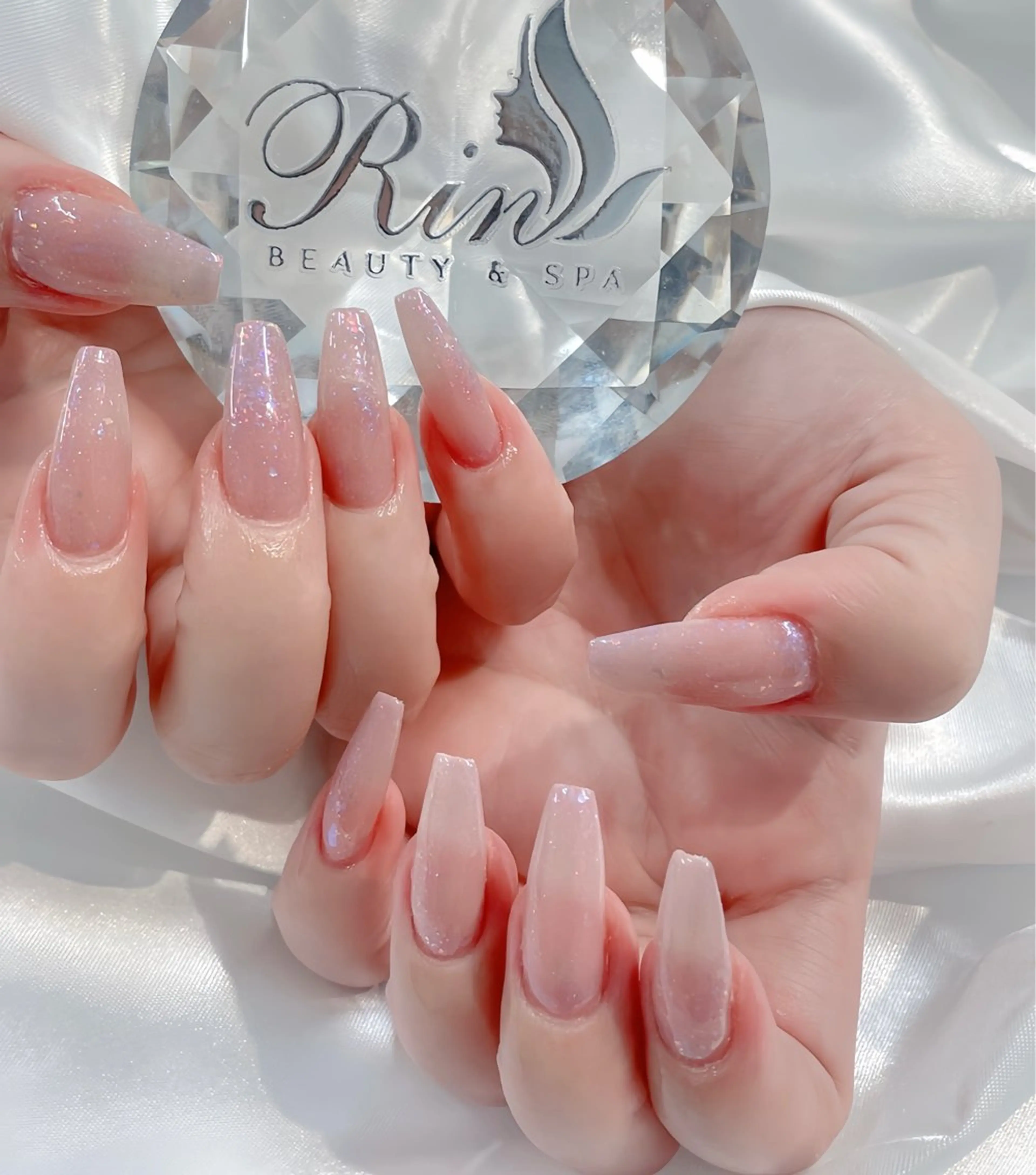 ネイル アートネイル ロングネイル ニュアンスネイル スカルプネイル ネイルチップ ハンドネイル Rin Nail 新大久保店のネイルデザイン