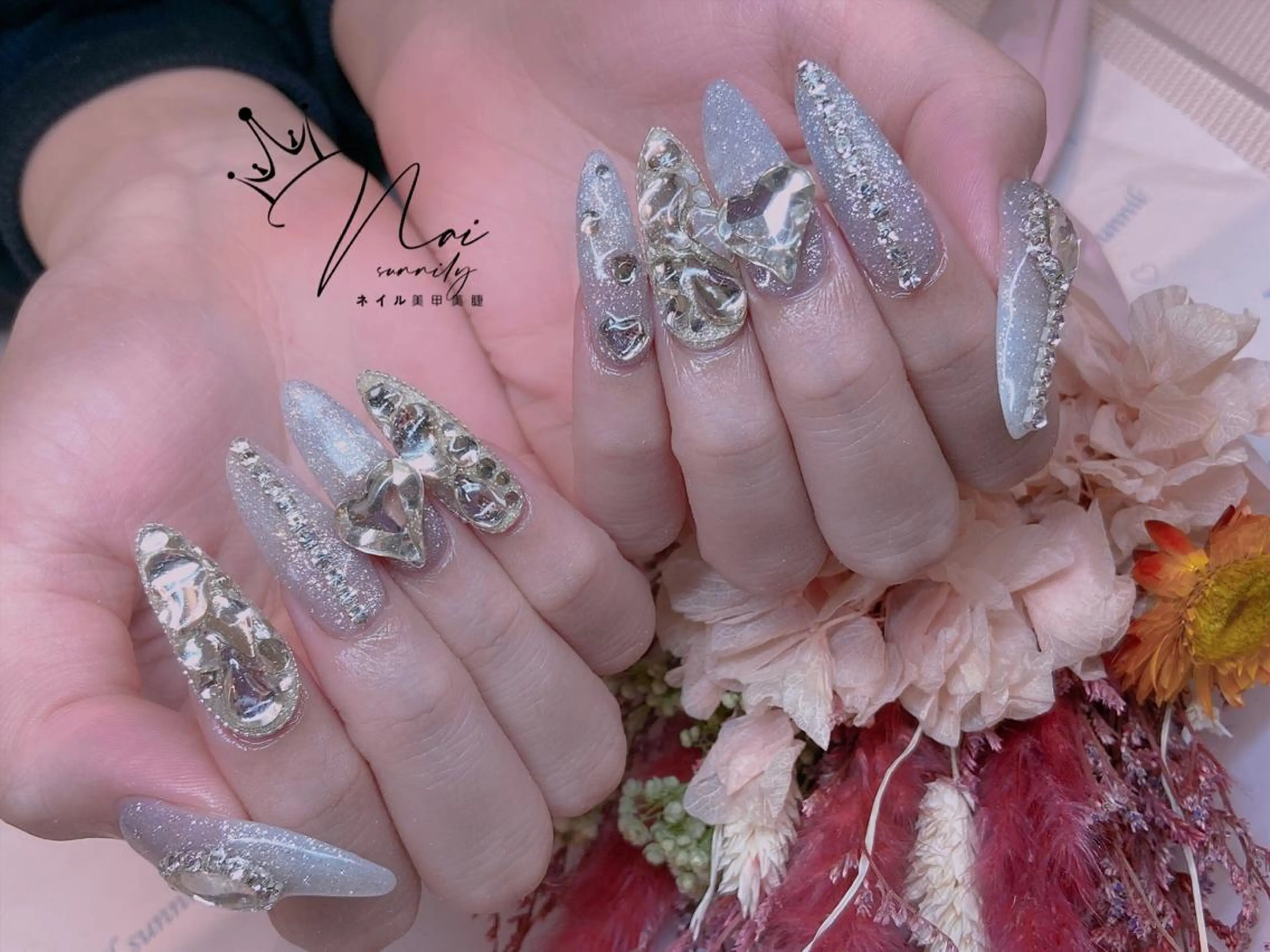 ネイル 長さだし専門店 M2　rikaのネイルデザイン