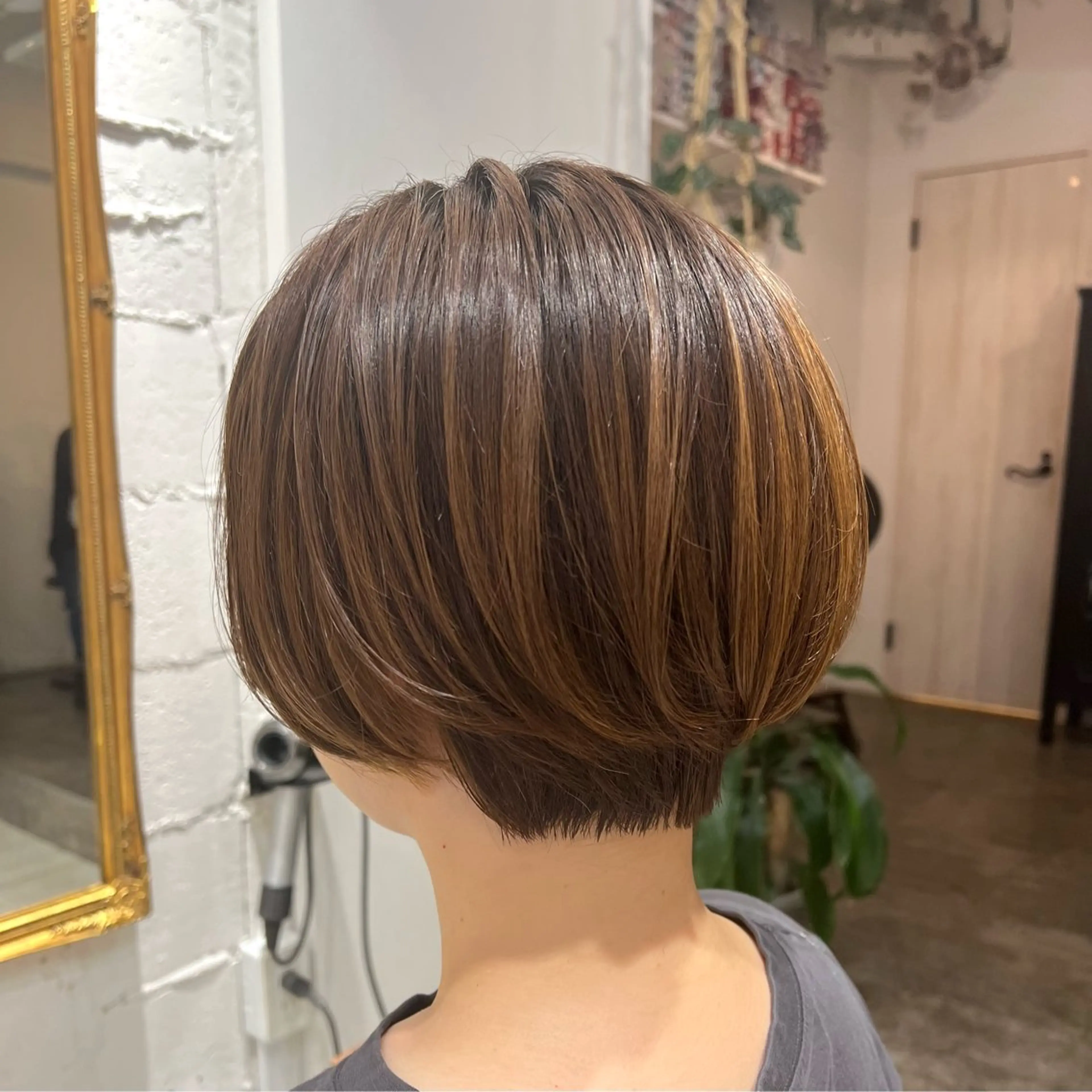 ショート カット ヘアカラー ヘッドスパ re  view MIRUのヘアスタイル