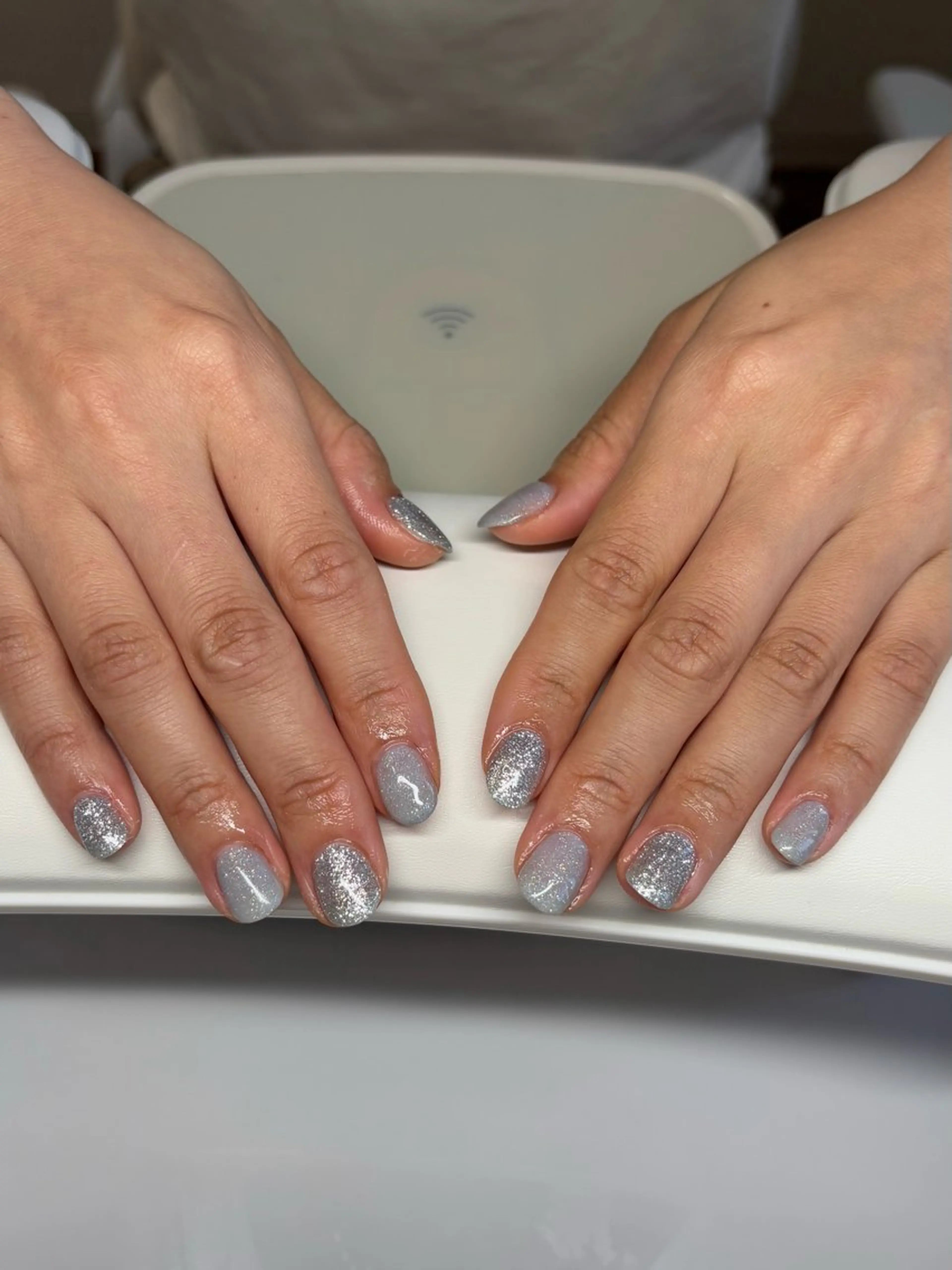 ネイル フラッシュネイル ワンカラーネイル メルシー所属・田中 鈴茄のネイルデザイン