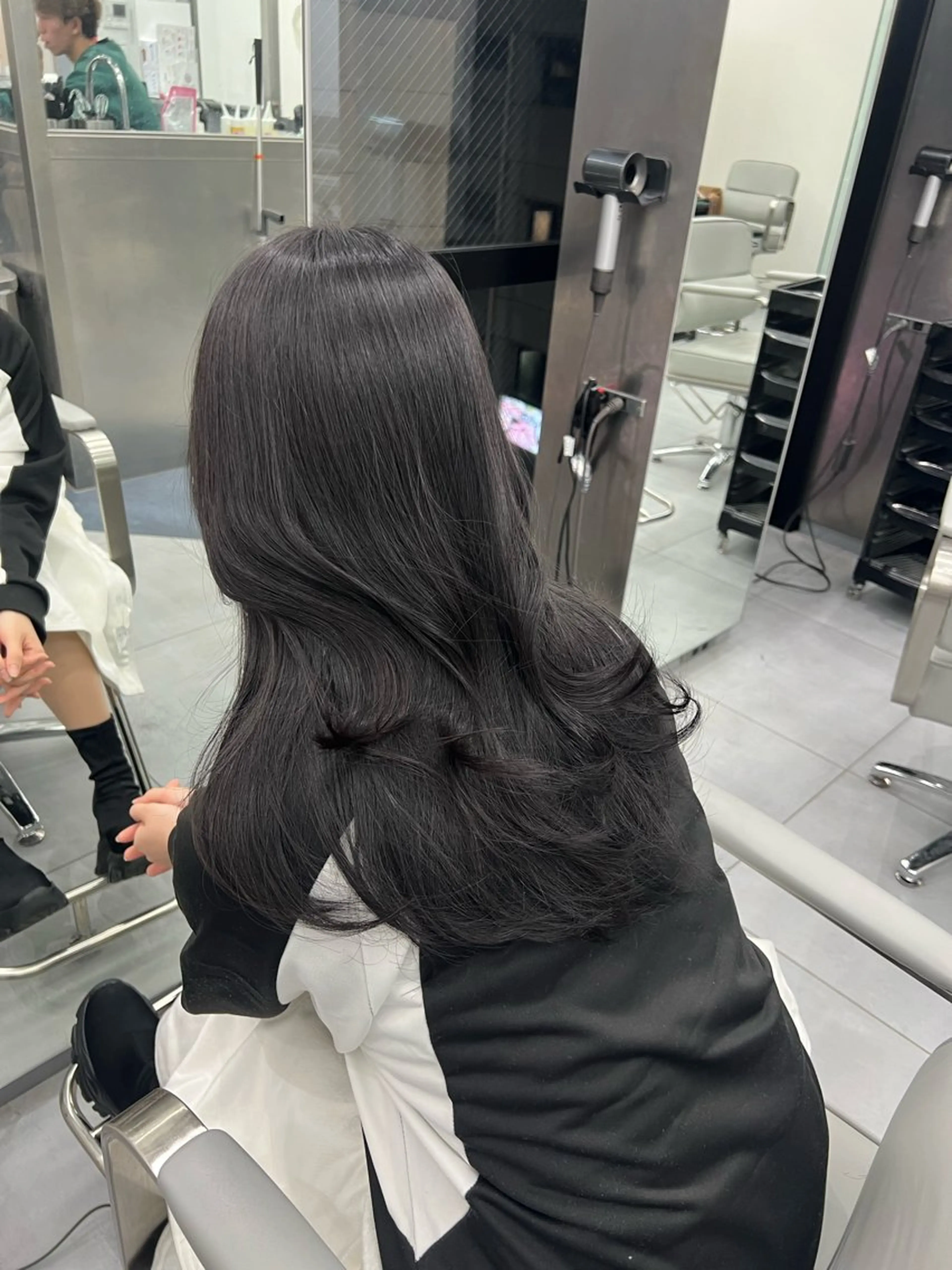 ⛄️ご新規様限定⛄️迷ったらこれ！艶カラー+髪質改善トリートメント‼️🧸韓国 韓国風 渋谷 レイヤー 髪質改善の写真