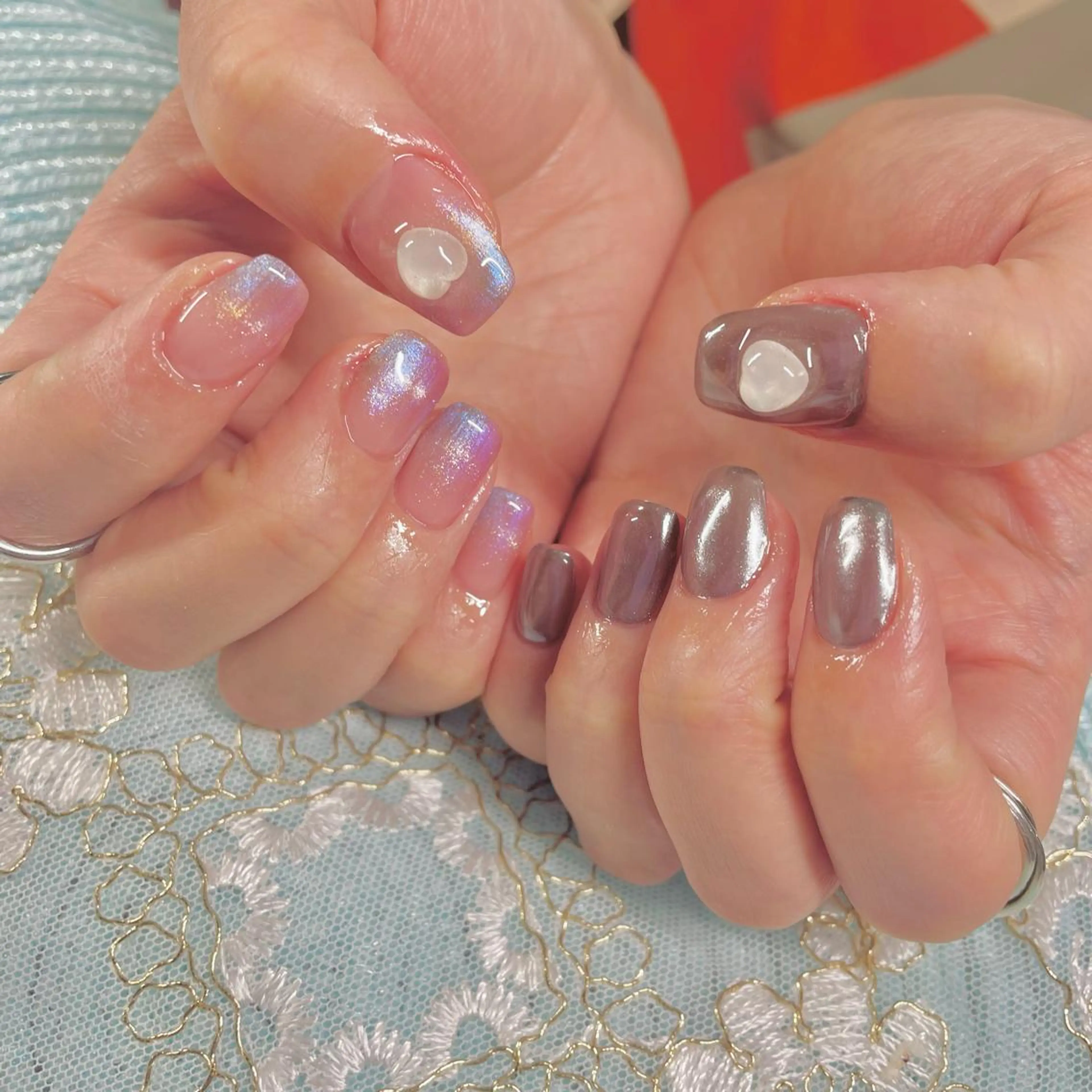 ネイル ジェルネイル ハート J terrace Nailのネイルデザイン