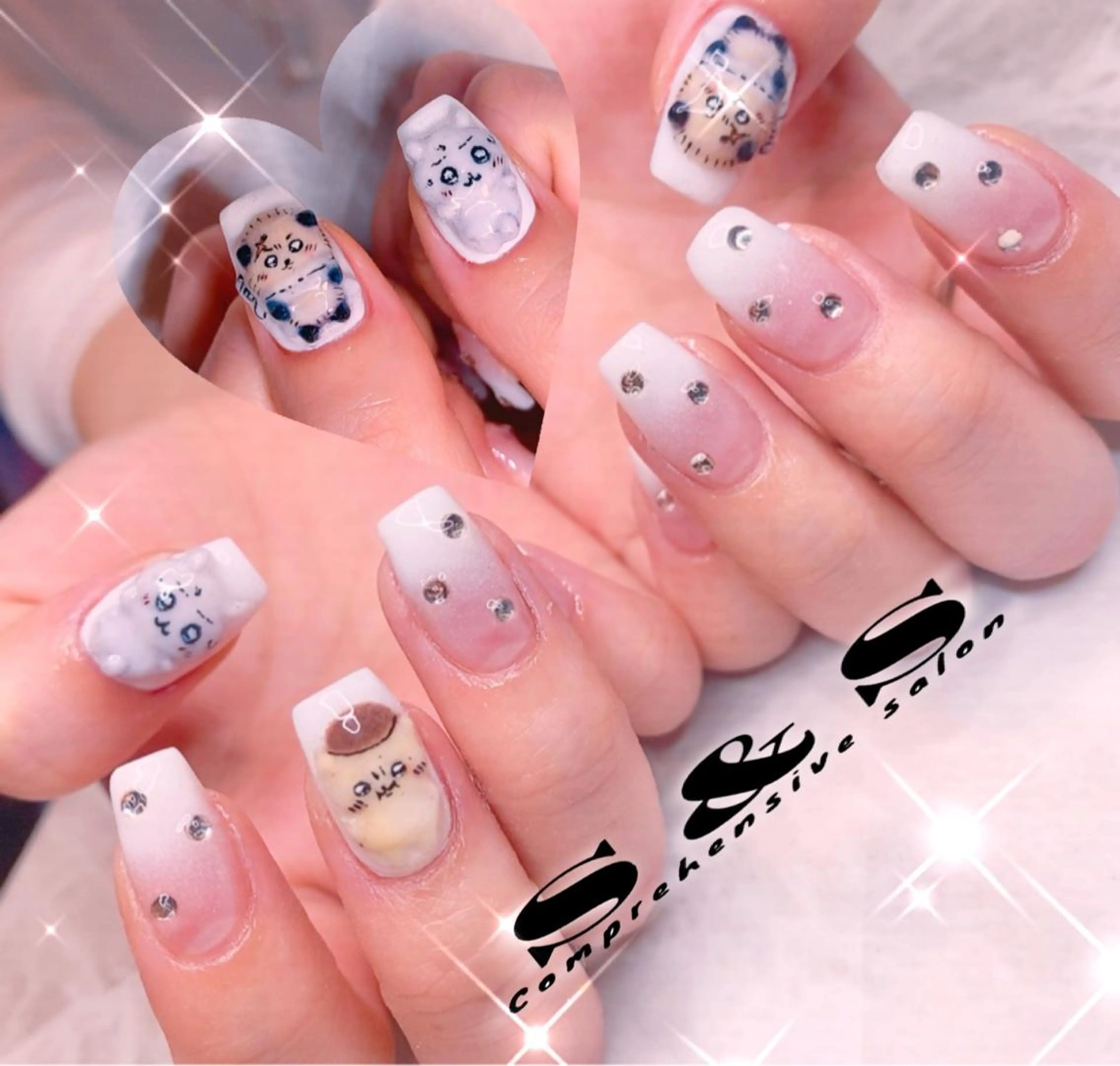 ネイル アートネイル 長さ出し メンズネイル 持ち込み スカルプネイル S&S 村田小百合のネイルデザイン