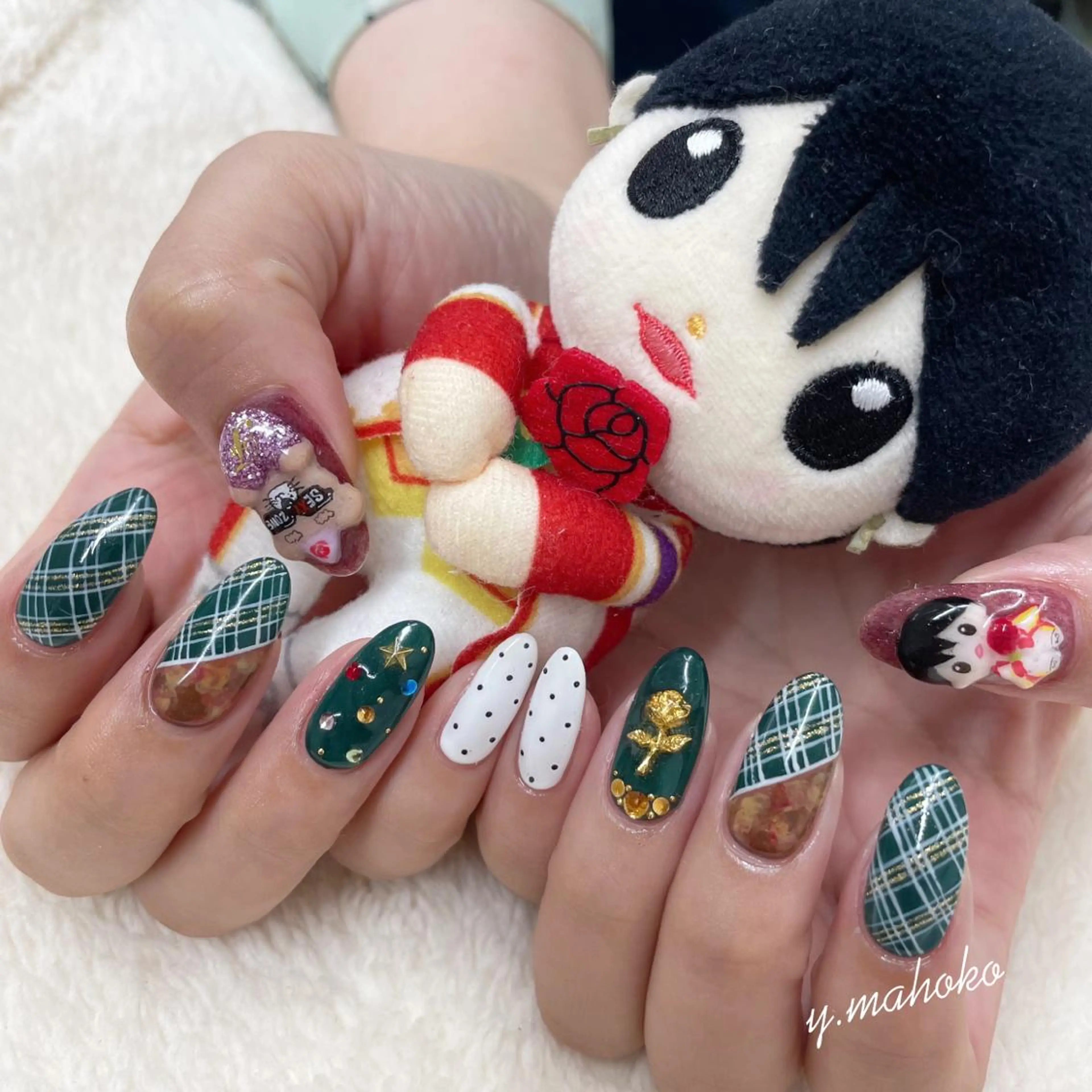 ネイル ハンドネイル She nail studio 原宿所属・パラジェル有/ スカルプ/mahoのネイルデザイン