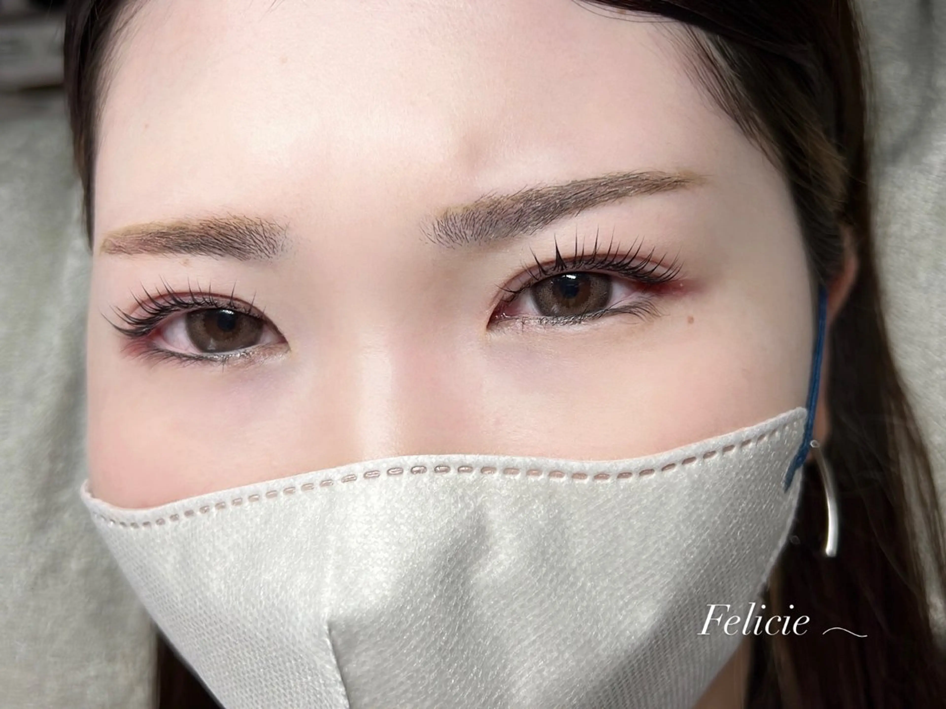 マツエク・マツパ パリジェンヌラッシュリフト マツパ Felicie＊ Sayakaのマツエク・マツパデザイン