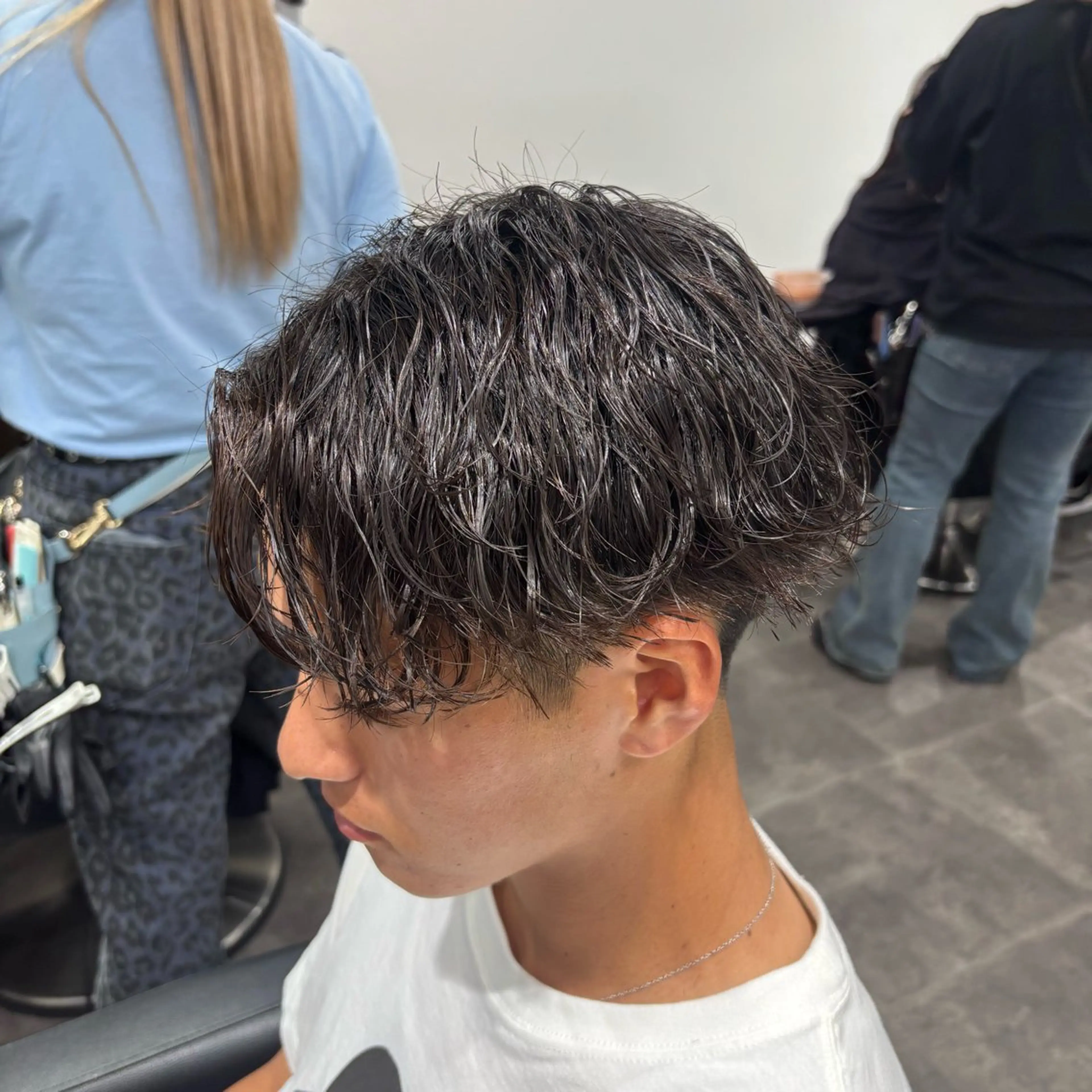 メンズ カット パーマ フェザーパーマ職人 🪽yutoのヘアスタイル