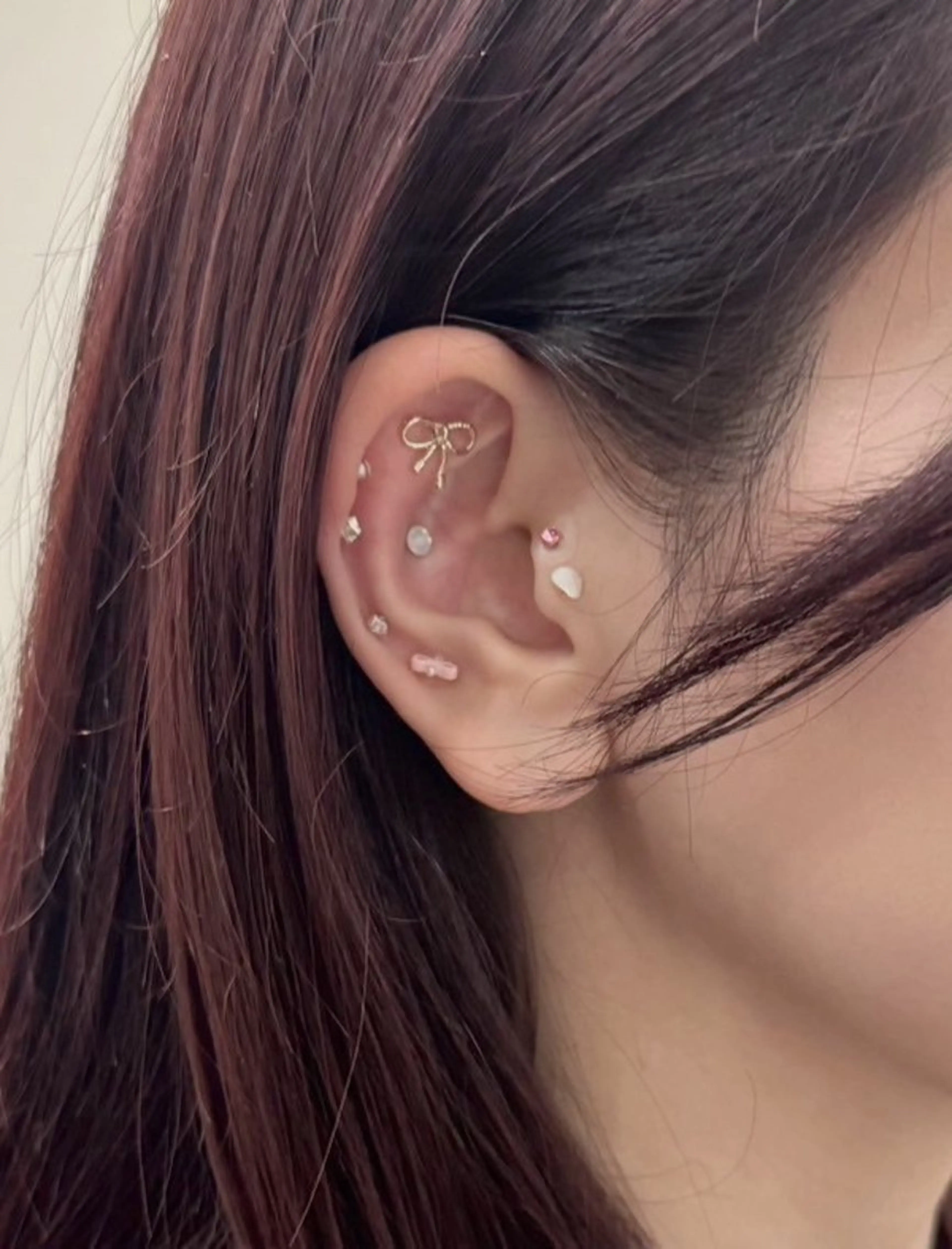 【🌹✨️プレミアムワンカラー🌹✨️】＋【👂耳つぼジュエリー 💎】スタンダードコース(両耳で15個まで)♡の写真