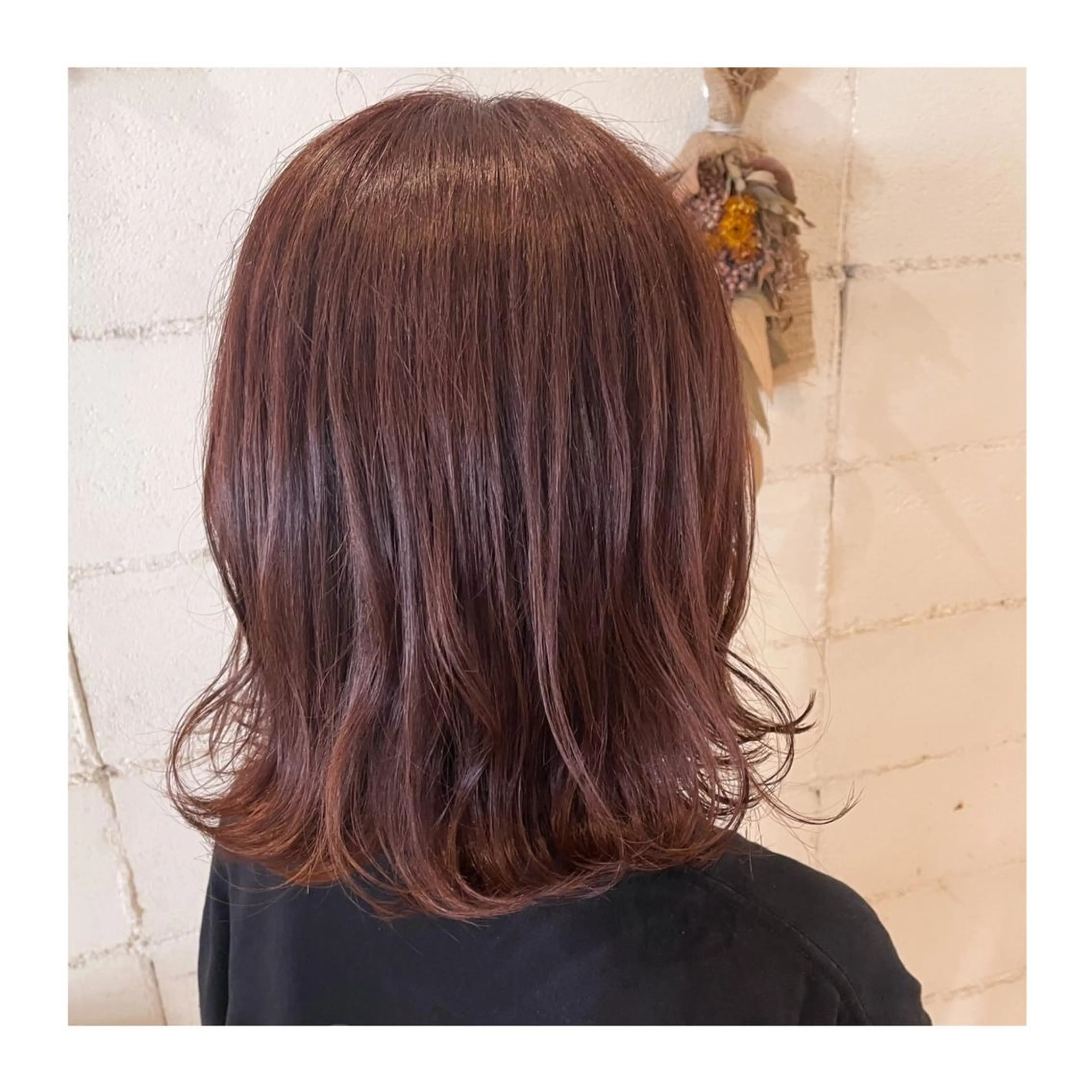 ミディアム ピンクラベンダー カット ヘアカラー トリートメント ❁⃘ ち だ り さ ❁⃘のヘアスタイル