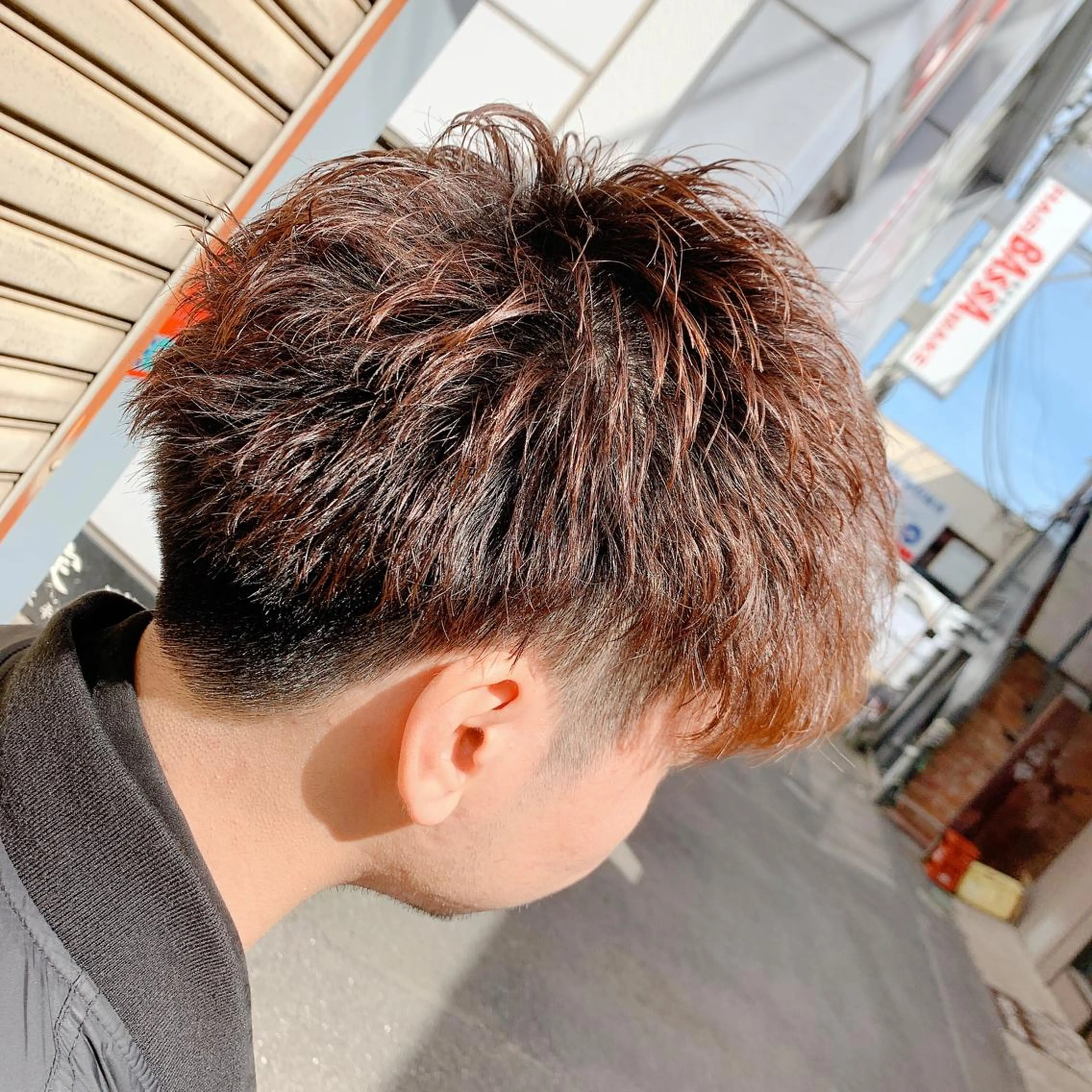 ショート パーマ ヘアアレンジ メンズ メンズパーマ 【メンズモデル募集】 Bassa所沢のヘアスタイル