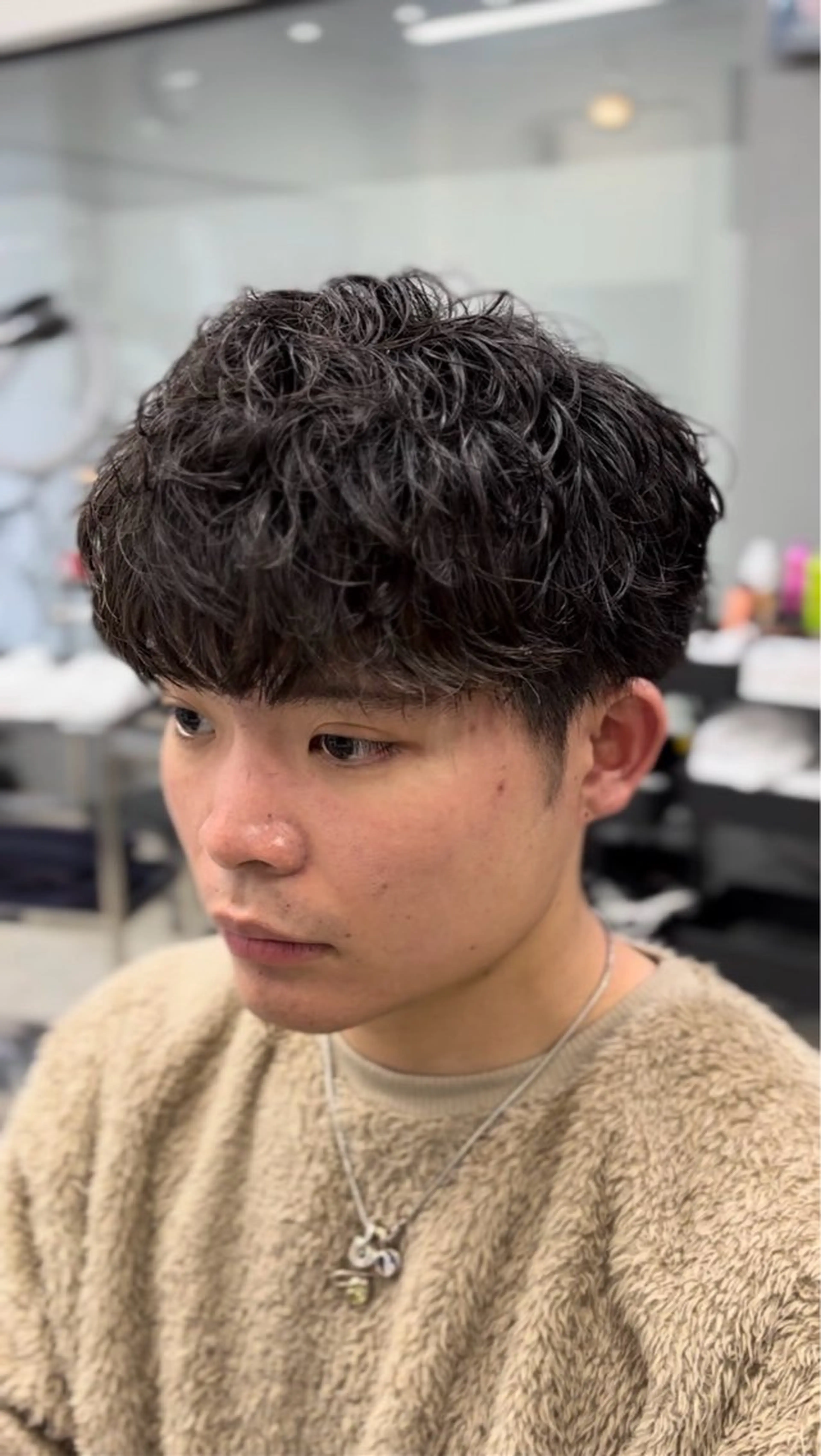 ショート パーマ メンズ メンズ専門サロン wokeのヘアスタイル