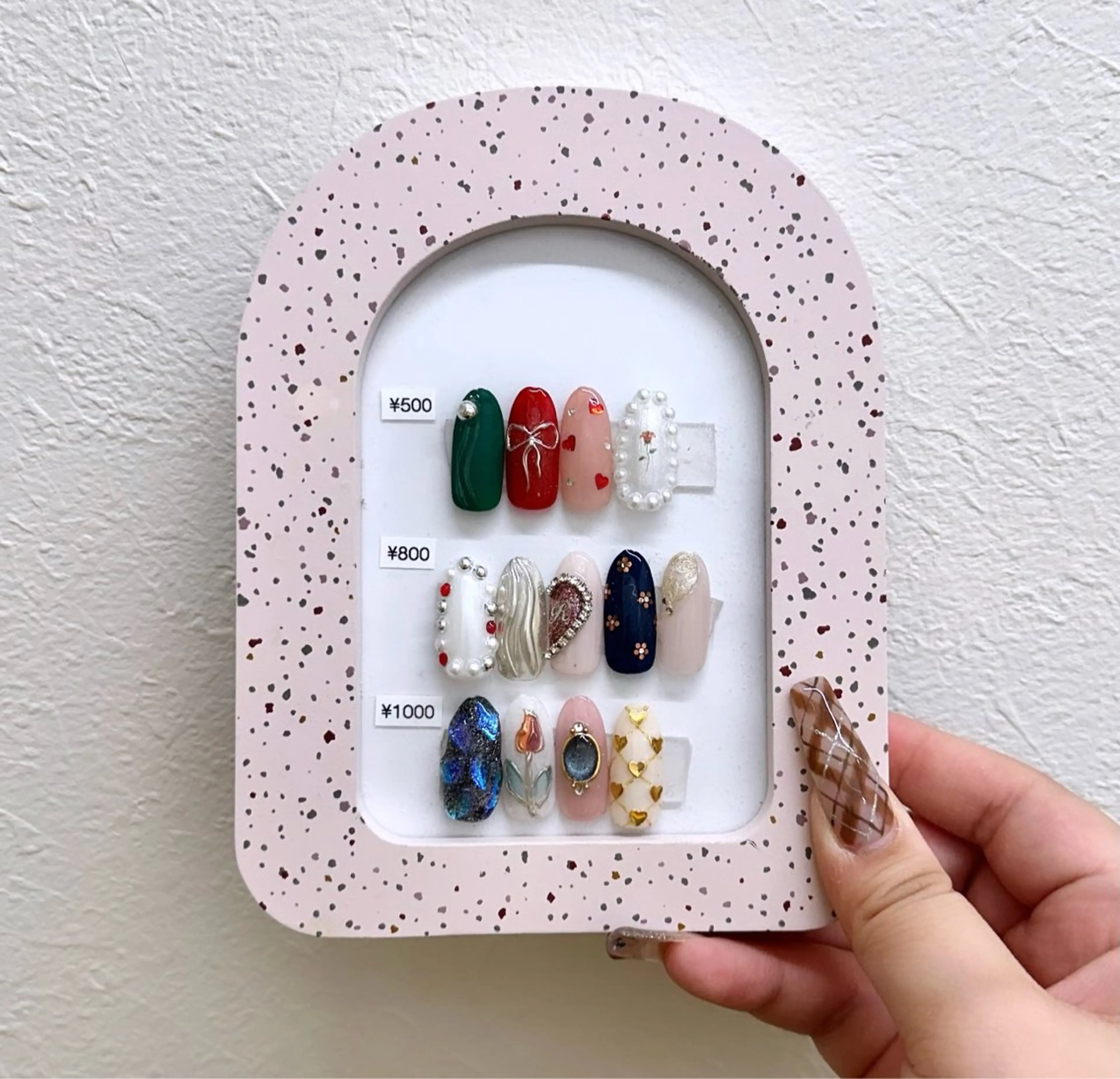 ネイル リボン ハンドネイル Saki _Grancieuxのネイルデザイン