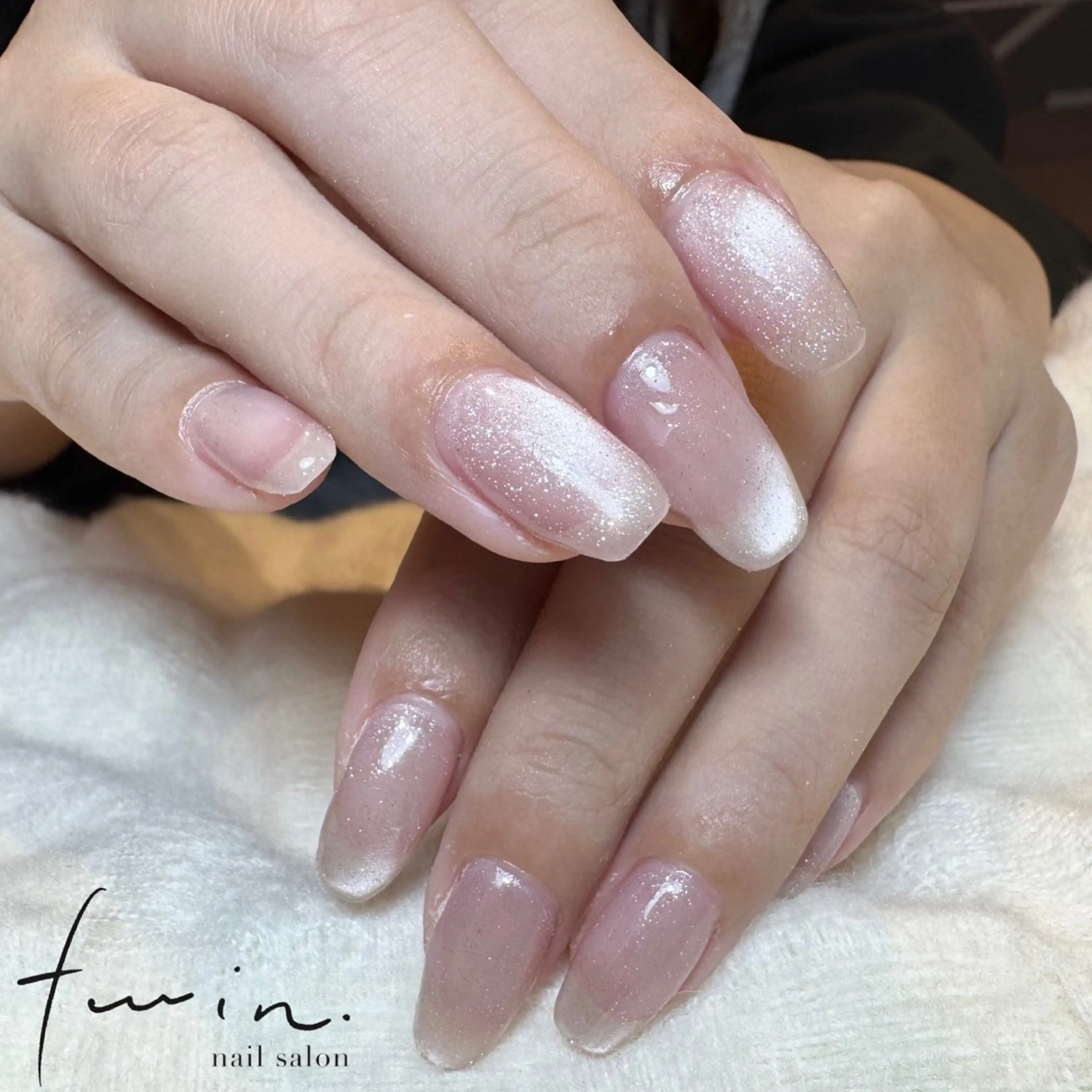 ネイル フラッシュネイル マグネットネイル ハンドネイル twin.塩釜口店 rikoのネイルデザイン