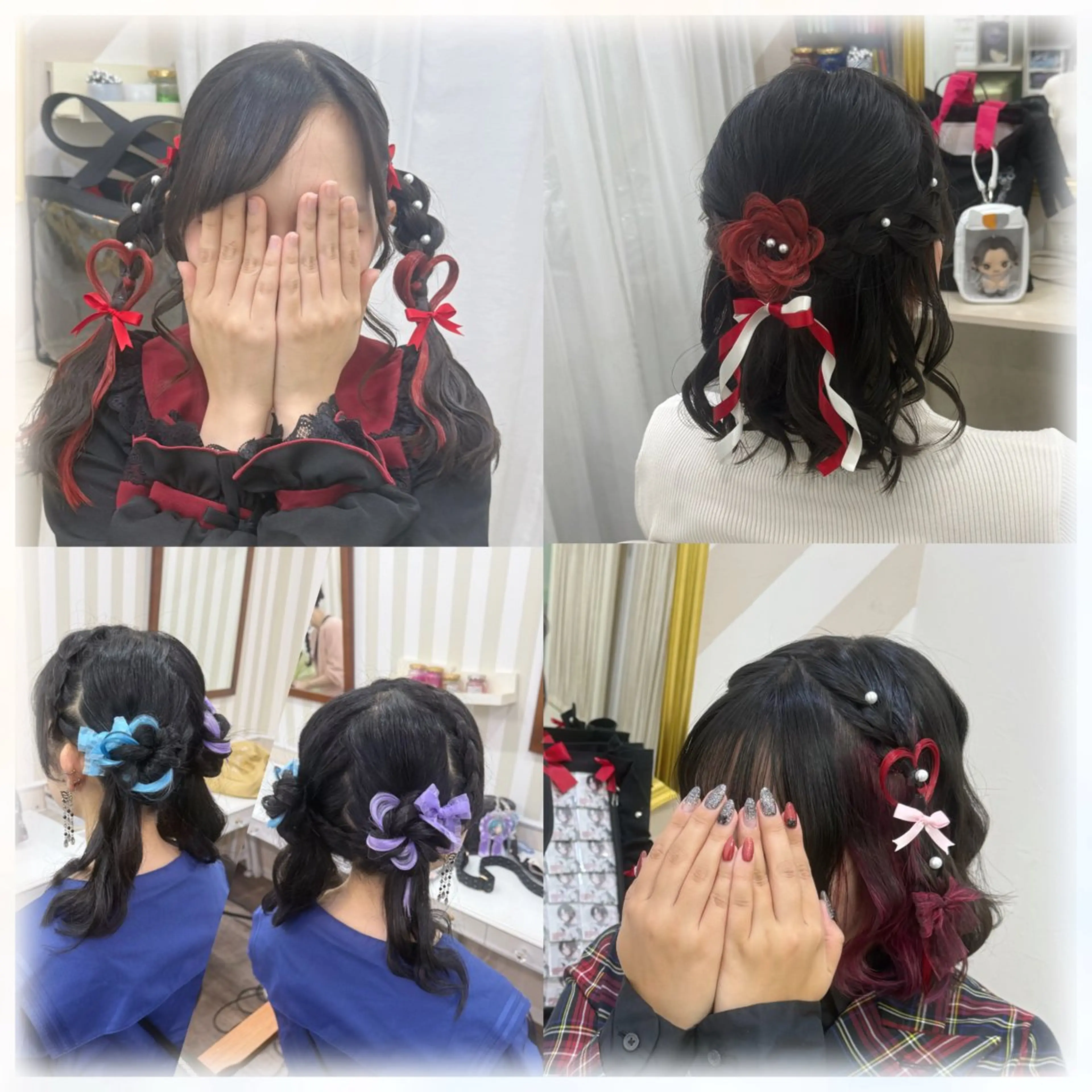 《土日祝7:00-11:00》カラエクアレンジ⌇﻿ヘアセット🎀の写真