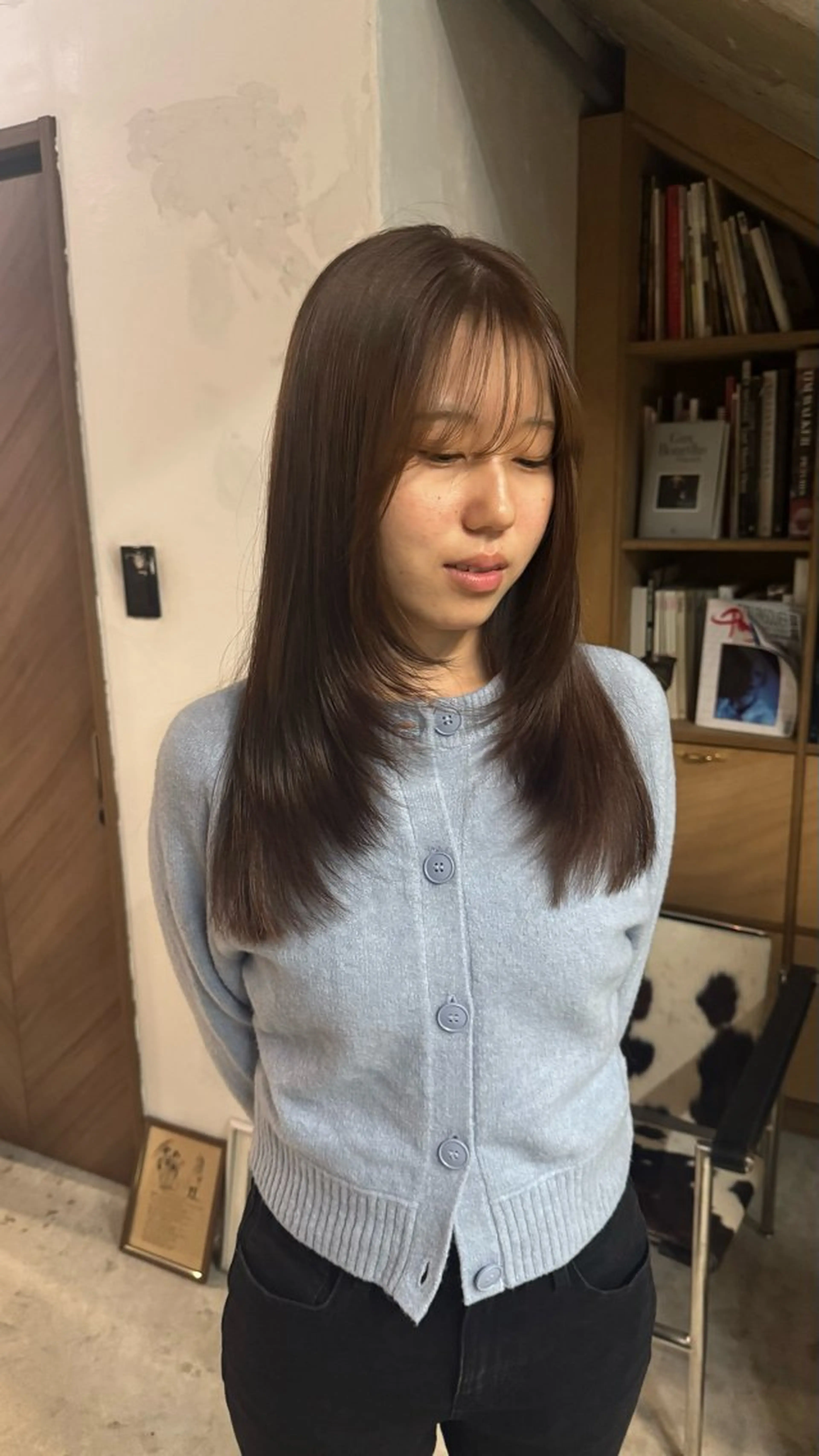 ロング カット amy.所属・amy.館澤 鮎奈のヘアスタイル