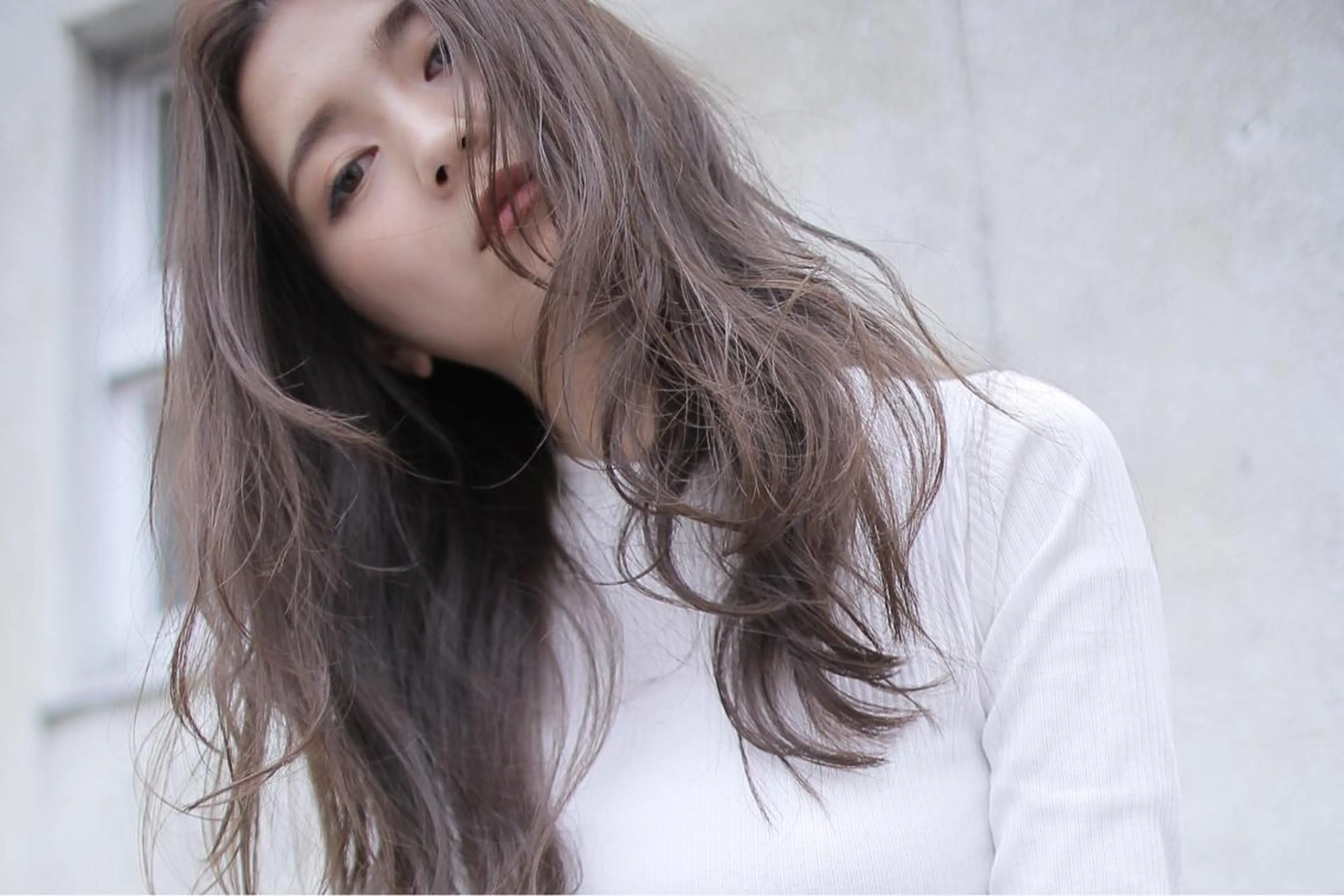 ロング カラー ブリーチ イルミナカラー トリートメント 下北沢 soiのヘアスタイル